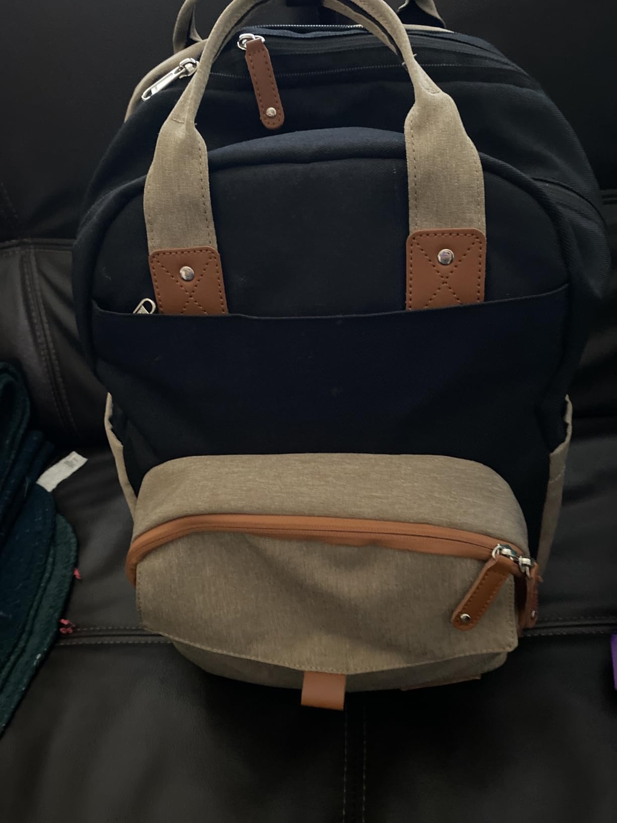Qualyphant Extra Large Diaper Bag Backpack for 2 Kids Expandable 26-36L customer photo 1