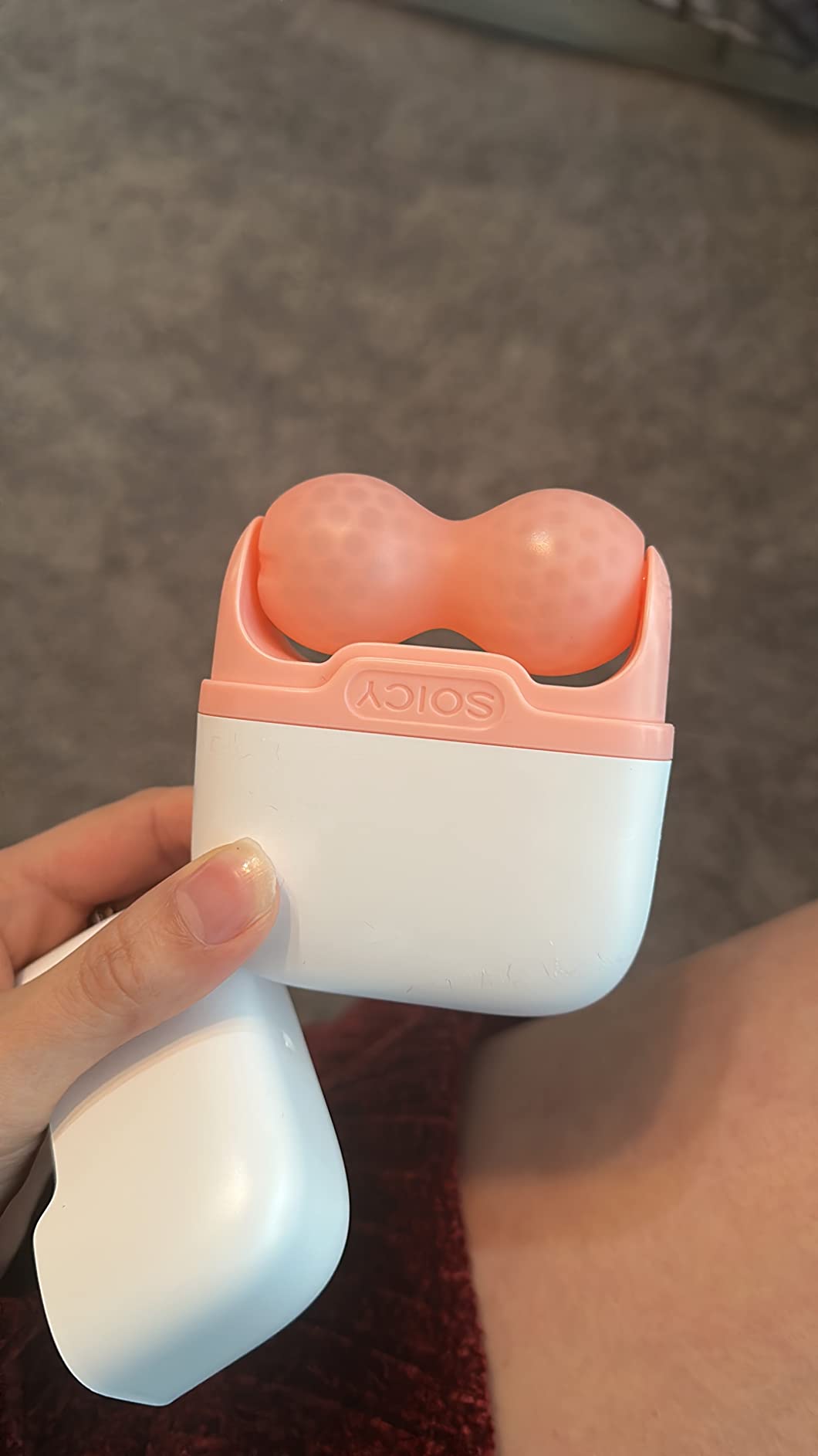 Leeshine Ice Roller Set for Face and Eyes - Facial Skin Care Tools with 2 Face Roller and Premium Travel Case, Self Care Gift for Men Women (Pink) customer photo 2