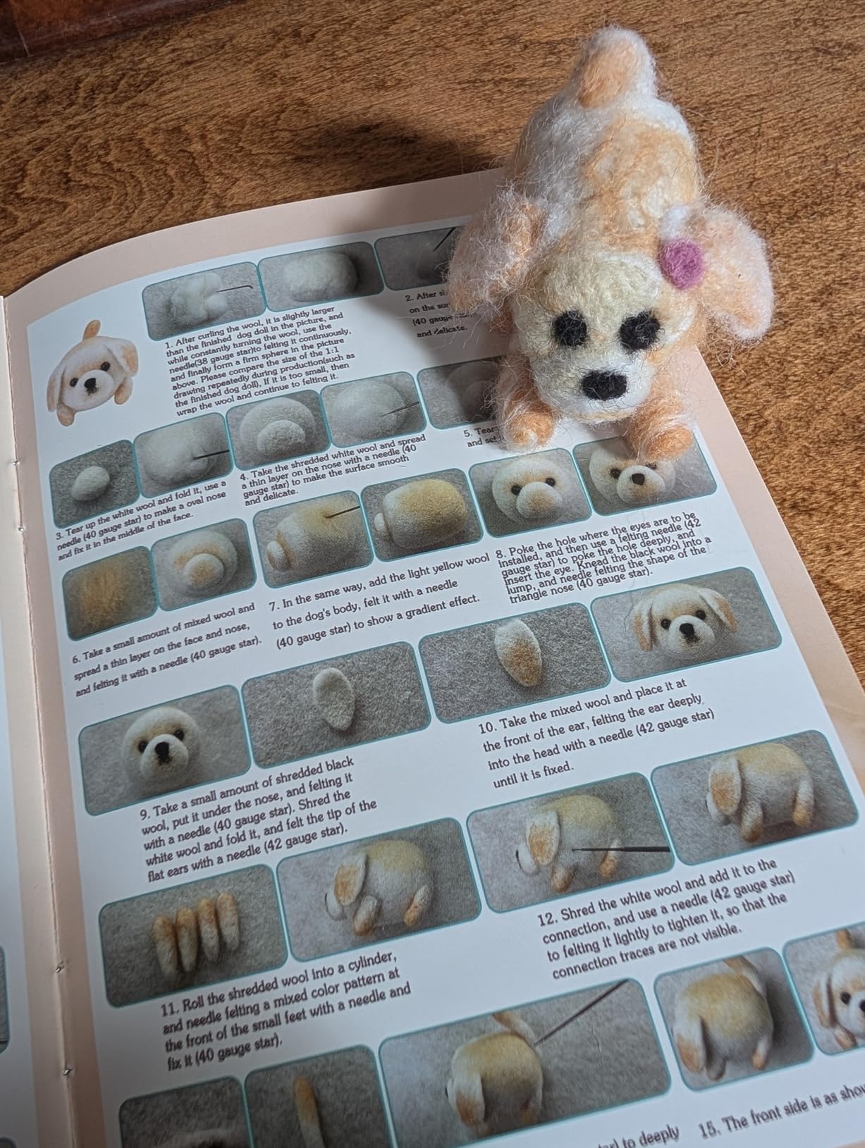 Mayboos Needle Felting Kit, 12 Pcs Doll Making Needle Felting Starter Kit customer photo 2