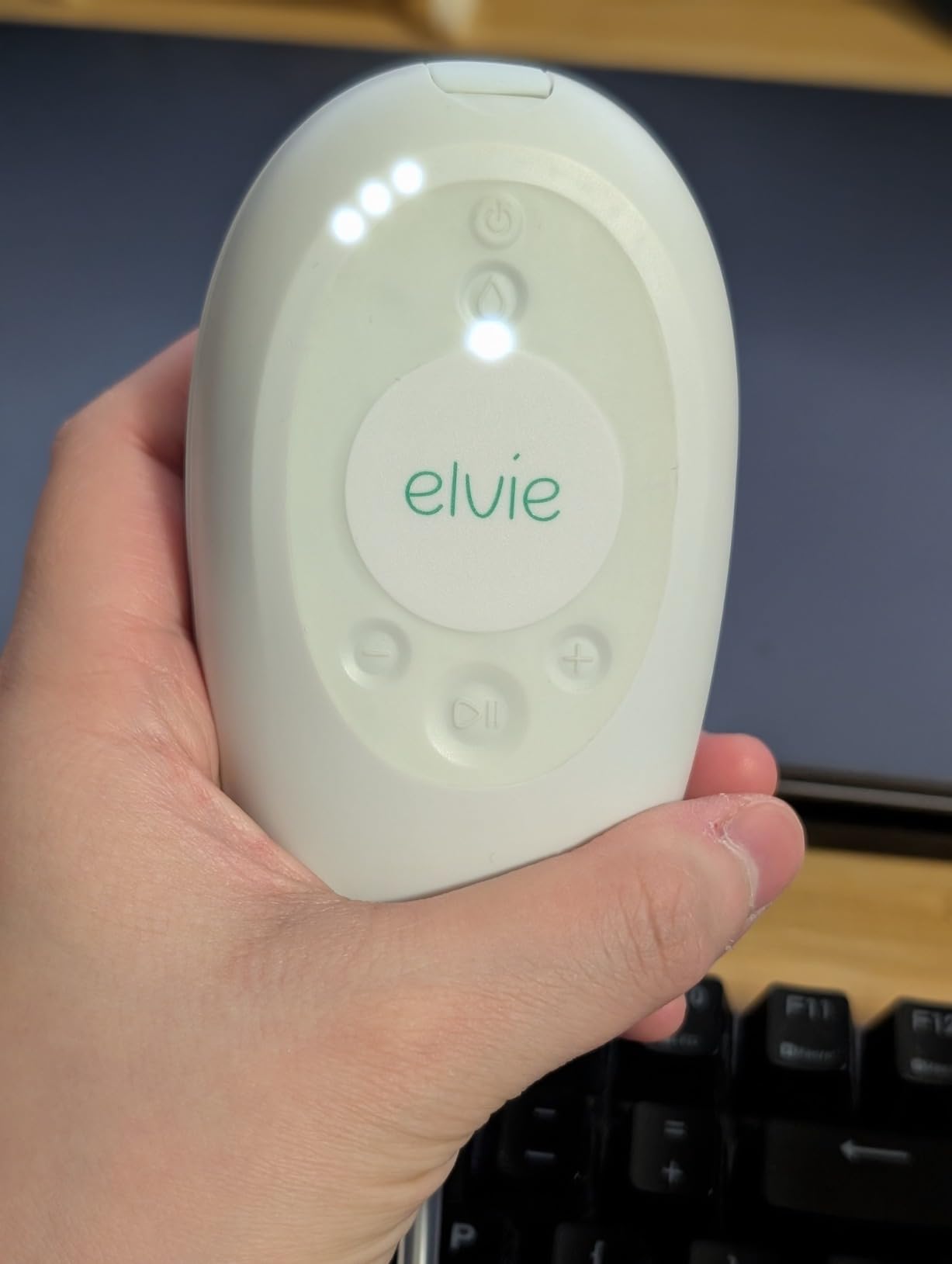 Elvie Stride Hospital-Grade, App-Controlled Breast Pump - Hands-Free, Wearable, Ultra-Quiet & Electric with 2-Modes, 10-Settings & 5oz Capacity per Cup customer photo 1
