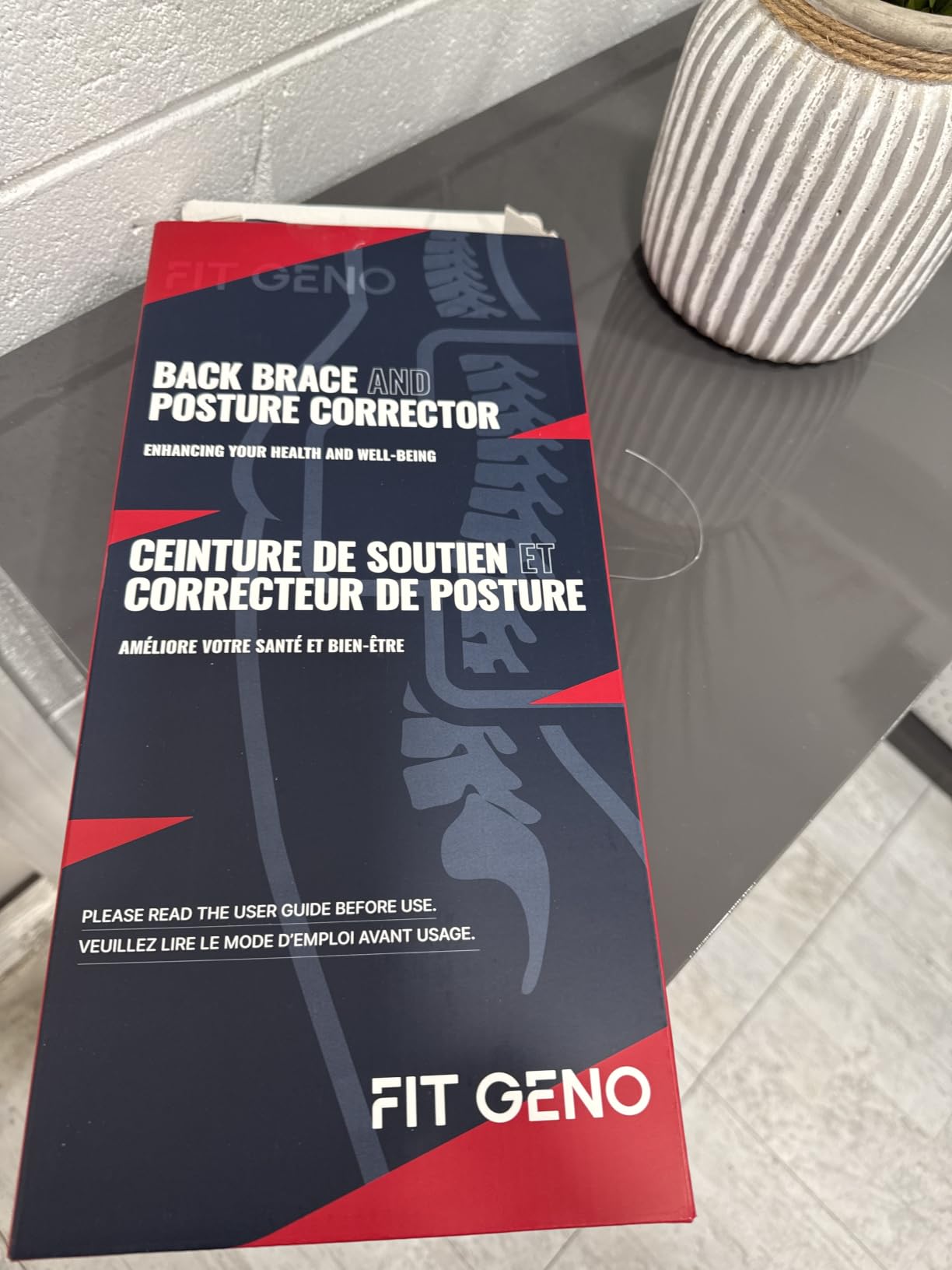 Fit Geno Posture Corrector for Women & Men, Back Shoulder Support Brace customer photo 1