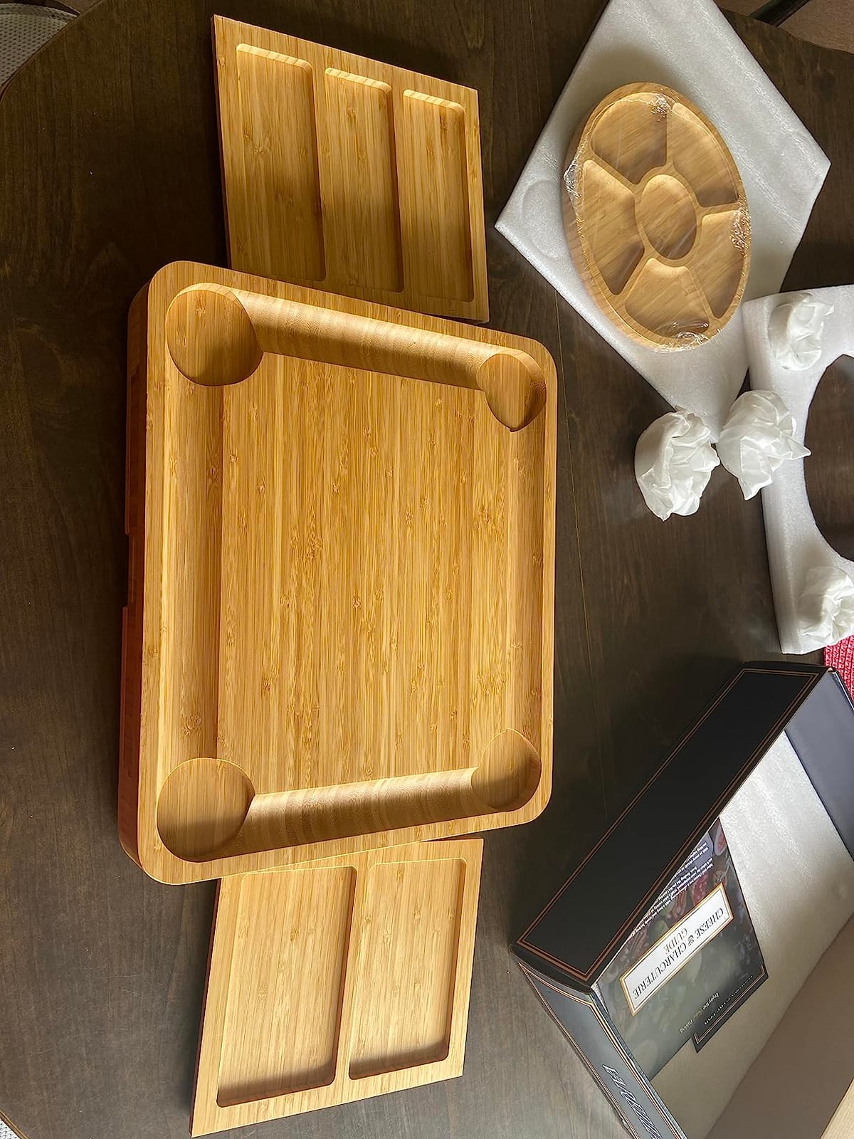 Charcuterie Boards Set – Large Bamboo Cheese Board & Platter with Charcuterie Accessories, Housewarming Gifts for New Home, Christmas, Bridal Shower, New House Gift customer photo 2