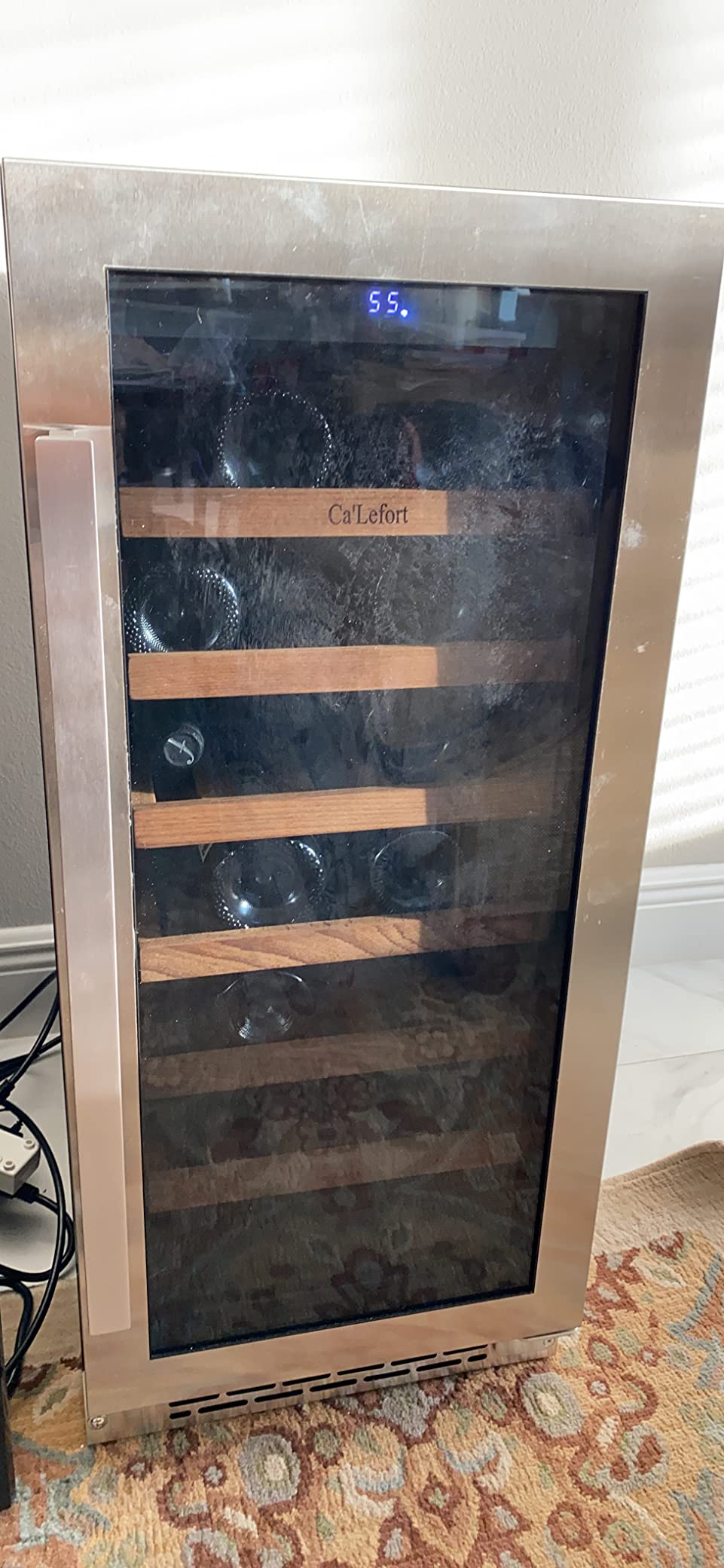 Ca'Lefort 15 Inch Wine Fridge, 33-Bottle Wine Cooler Refrigerator customer photo 1