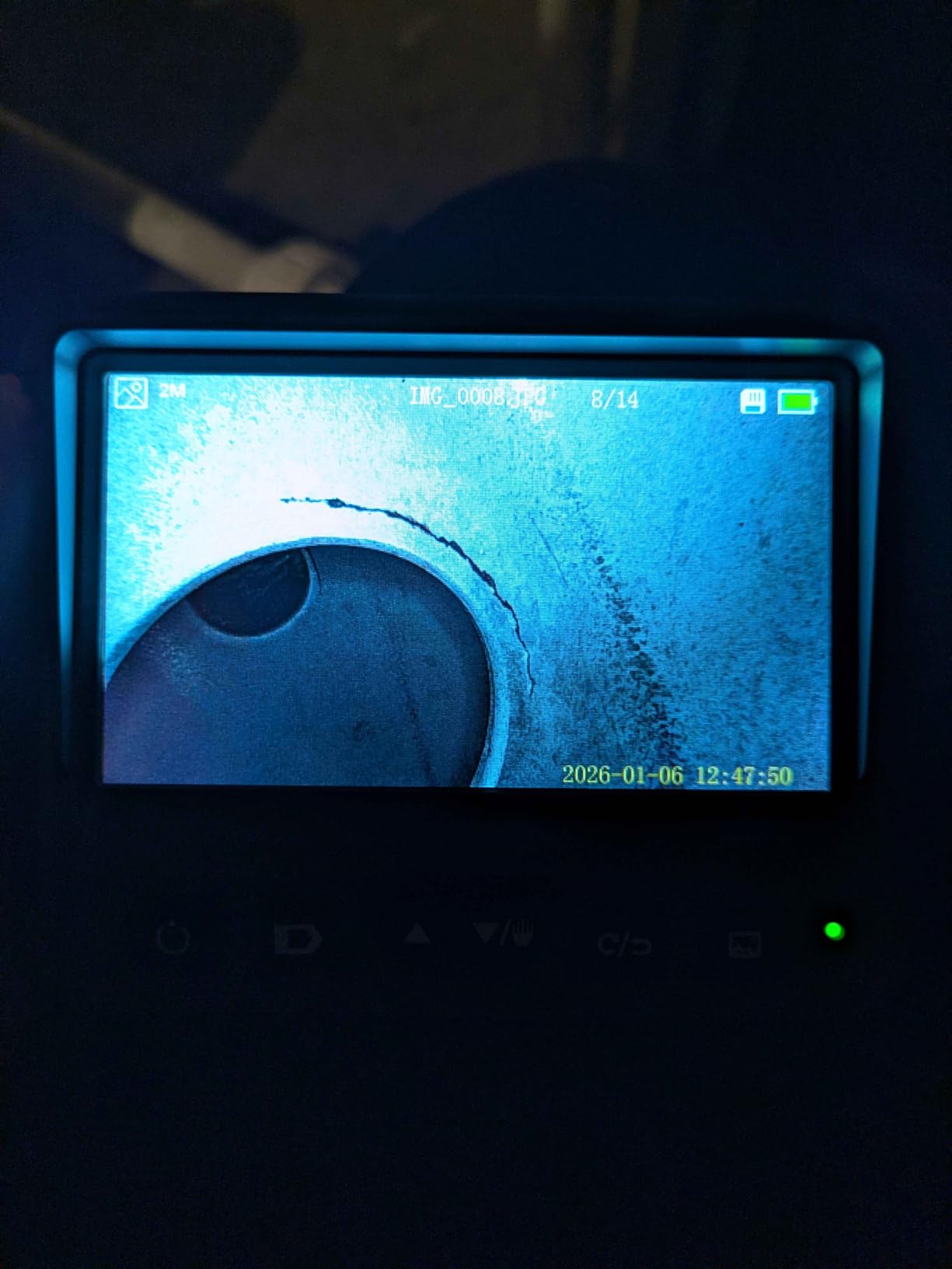 DXZtoz Two-Way Articulating Borescope with Light, 1080P Industrial Endoscope Inspection Camera with Flexible Articulated Probe for Automotive Engine Mechanic HVAC- 5.5FT customer photo 2