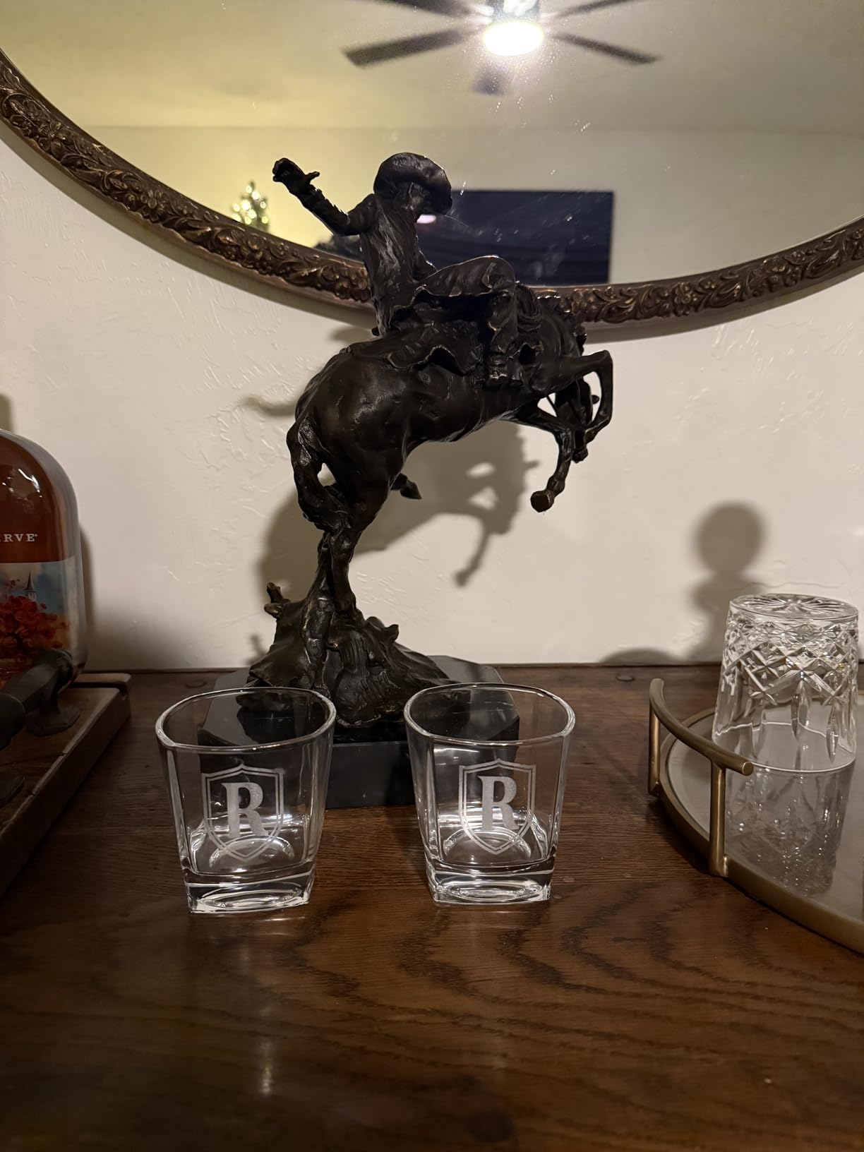Personalized Whiskey Decanter Set - 5 Design Options - Custom Liquor 25 oz, 750ml Liquor Decanter w/Whiskey Glass Set Options, Birthday & Retirement Gifts for Men customer photo 2