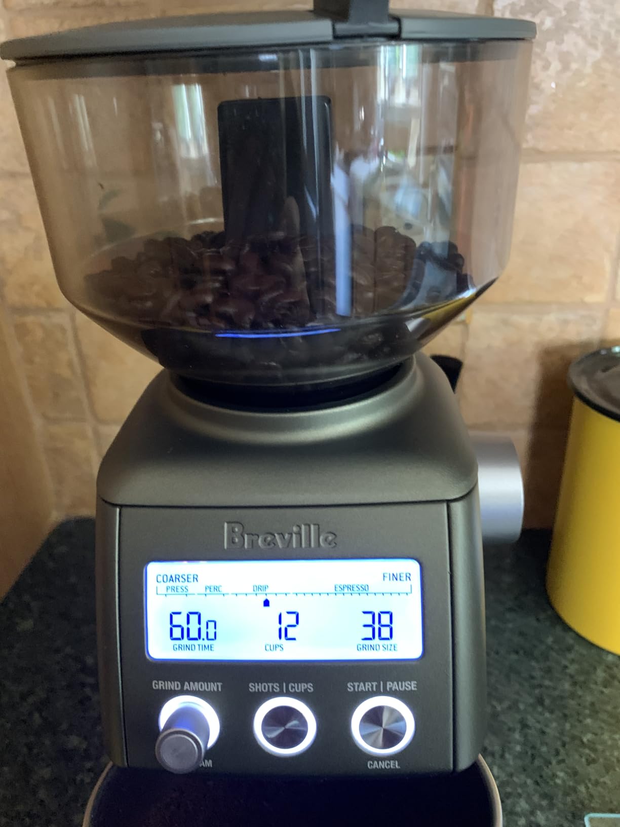 Breville BCG820BTR Smart Grinder Pro, Black Truffle customer photo 1