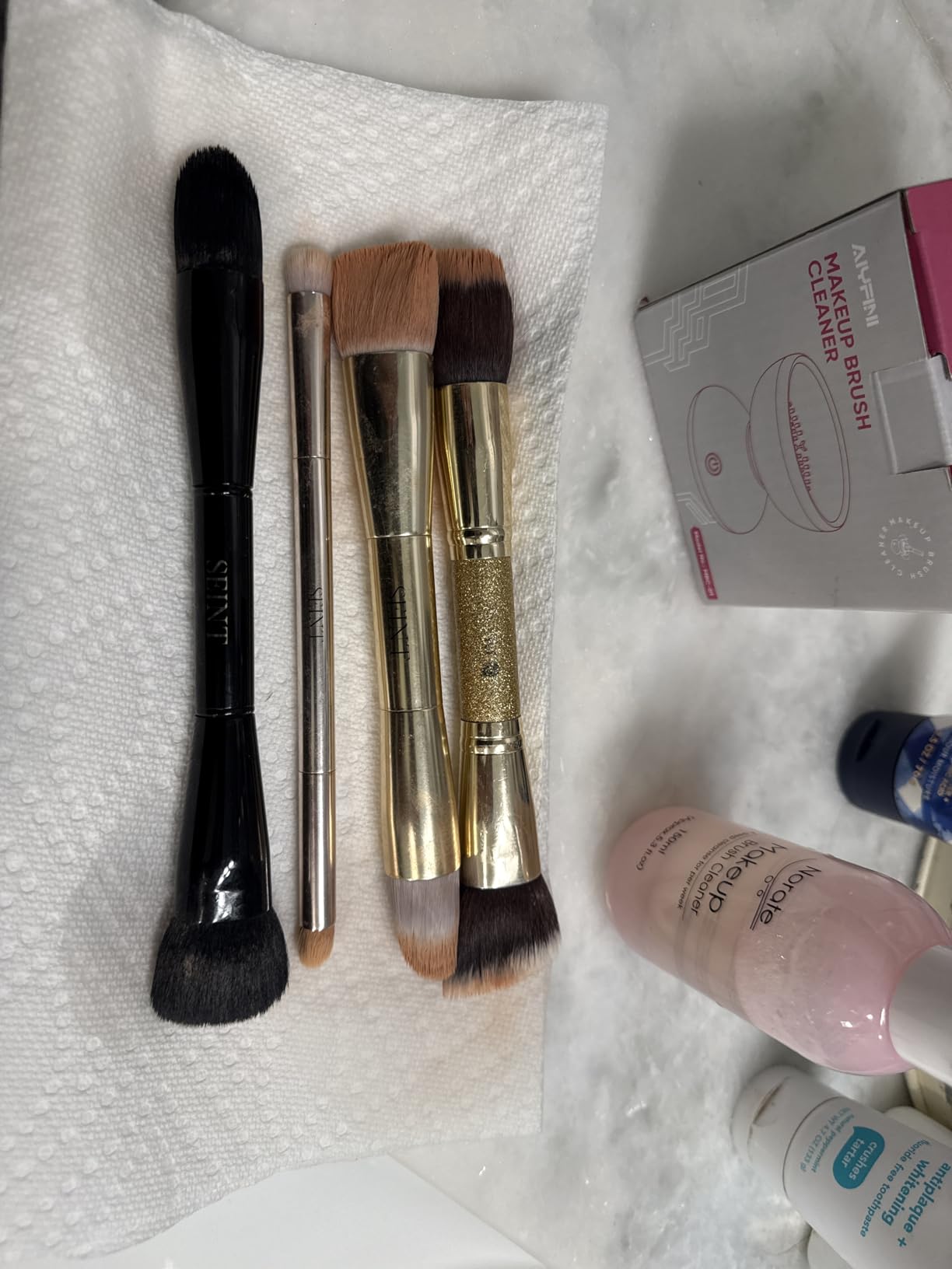 Norate Makeup Brush Cleaner, Brush Cleaning Solution & Shampoo, 5.3 Fl Oz customer photo 2