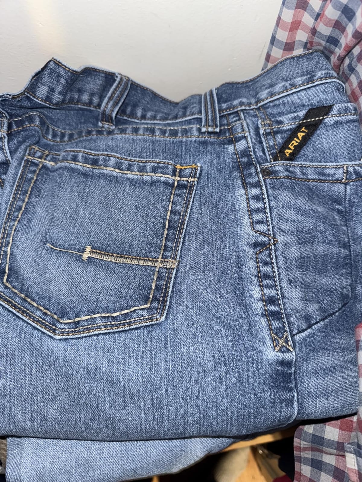 ARIAT Men's Rebar M7 Durastretch Edge Stackable Straight Leg Jean customer photo 1