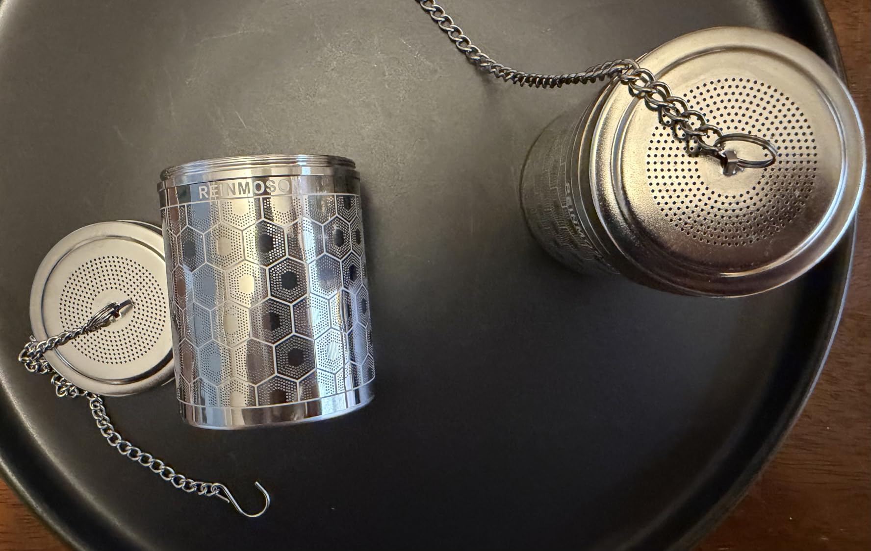 Reinmoson Extra Fine Mesh Tea Strainers for Loose Tea 1.5” x 2.2” customer photo 2