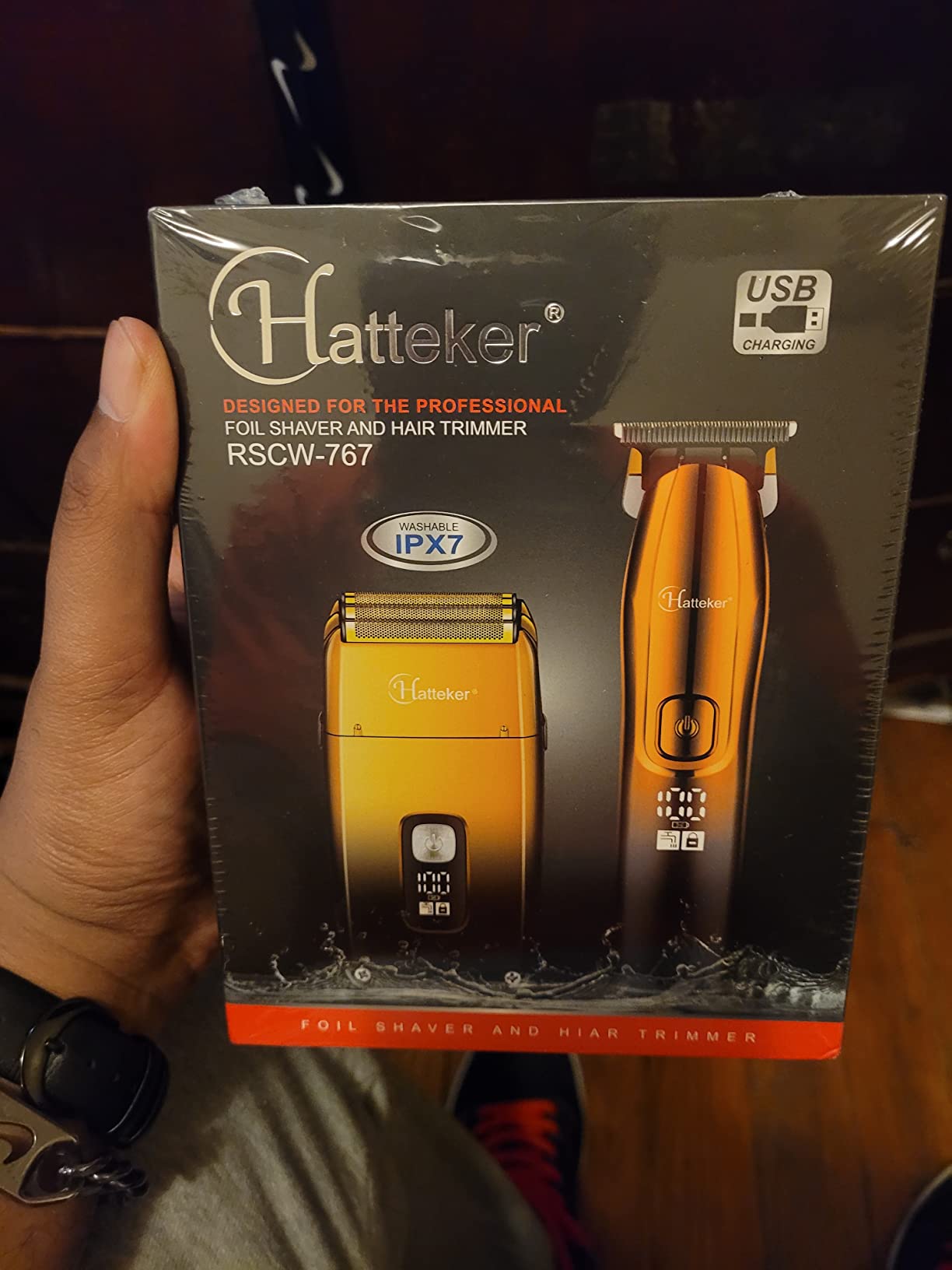 Hatteker Foil Shaver Bald Head Shaver Electric Shaver Razor for Men Precision Trimmer Beard Clipper Triple Blades Waterproof Cordless customer photo 2