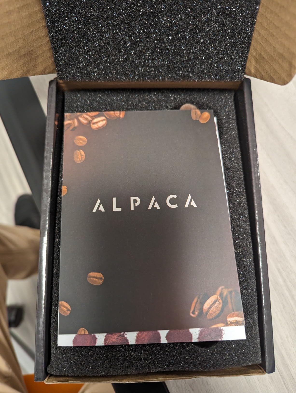 Premium Manual Coffee Grinder for Espresso, Pour Over & French Press with Stainless Steel Conical Burr, Precision Adjustable Hand Grinder, Compact Travel Size - by Alpaca Ventures customer photo 2