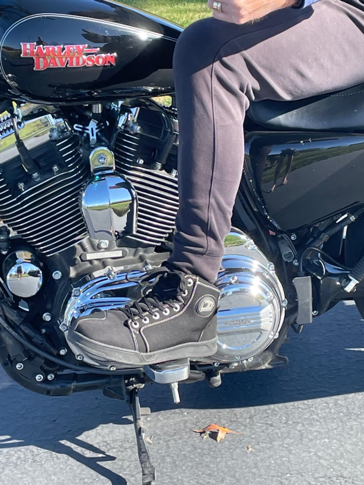 IRON JIA'S Motorcycle Shoes for Men & Women, CE Certified Riding Boots customer photo 2