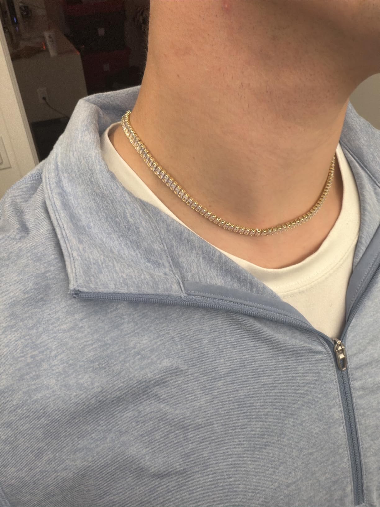 KissYan Tennis Necklaces for Women customer photo 2