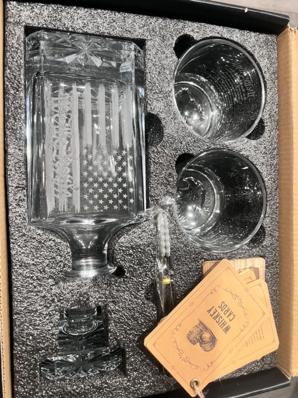 PONPUR Boss Gifts for Men, Decanter Set with Stones & Glasses, Best Boss Day Birthday Gift, Office Farewell Gifts for Boss, Mentor, Manager, Leader, Unique Christmas Presents customer photo 1