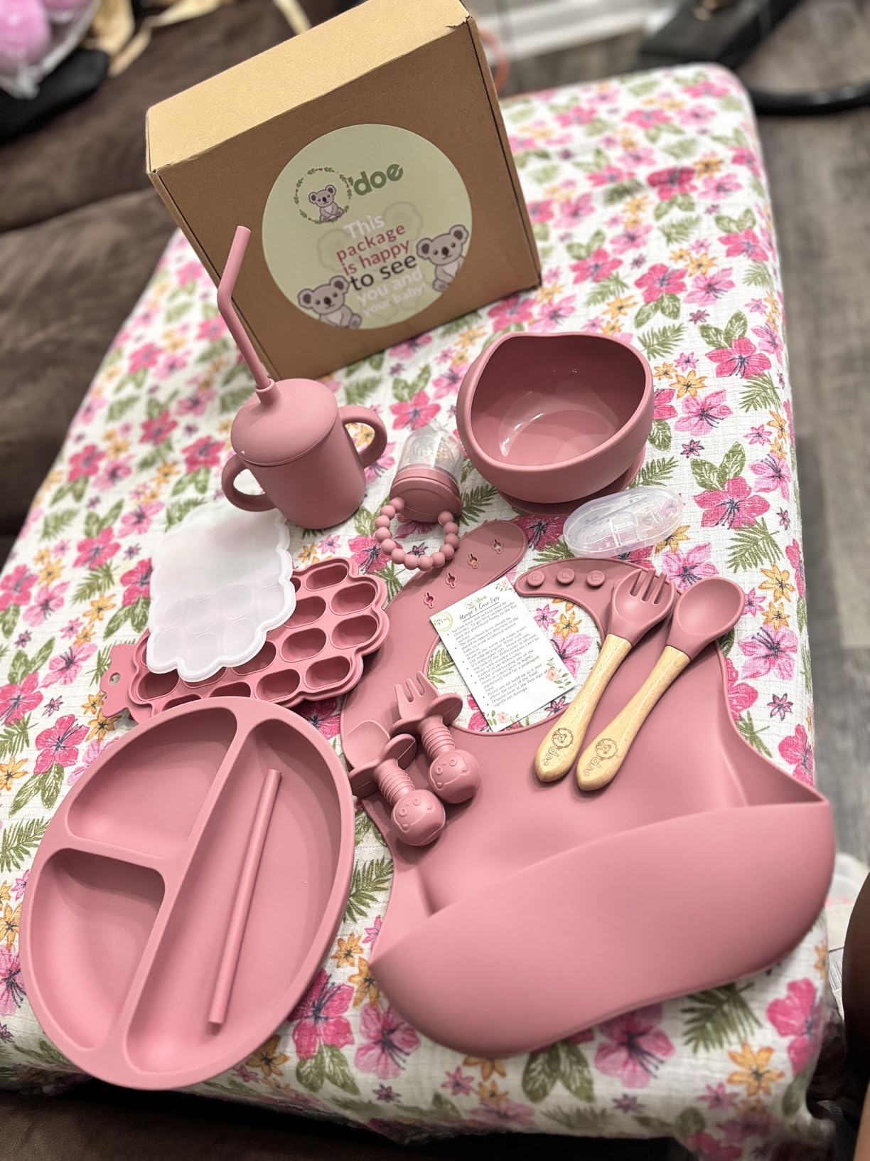 O'doe™Baby Weaning Set, 15 Pcs Silicone Baby Feeding Set customer photo 2