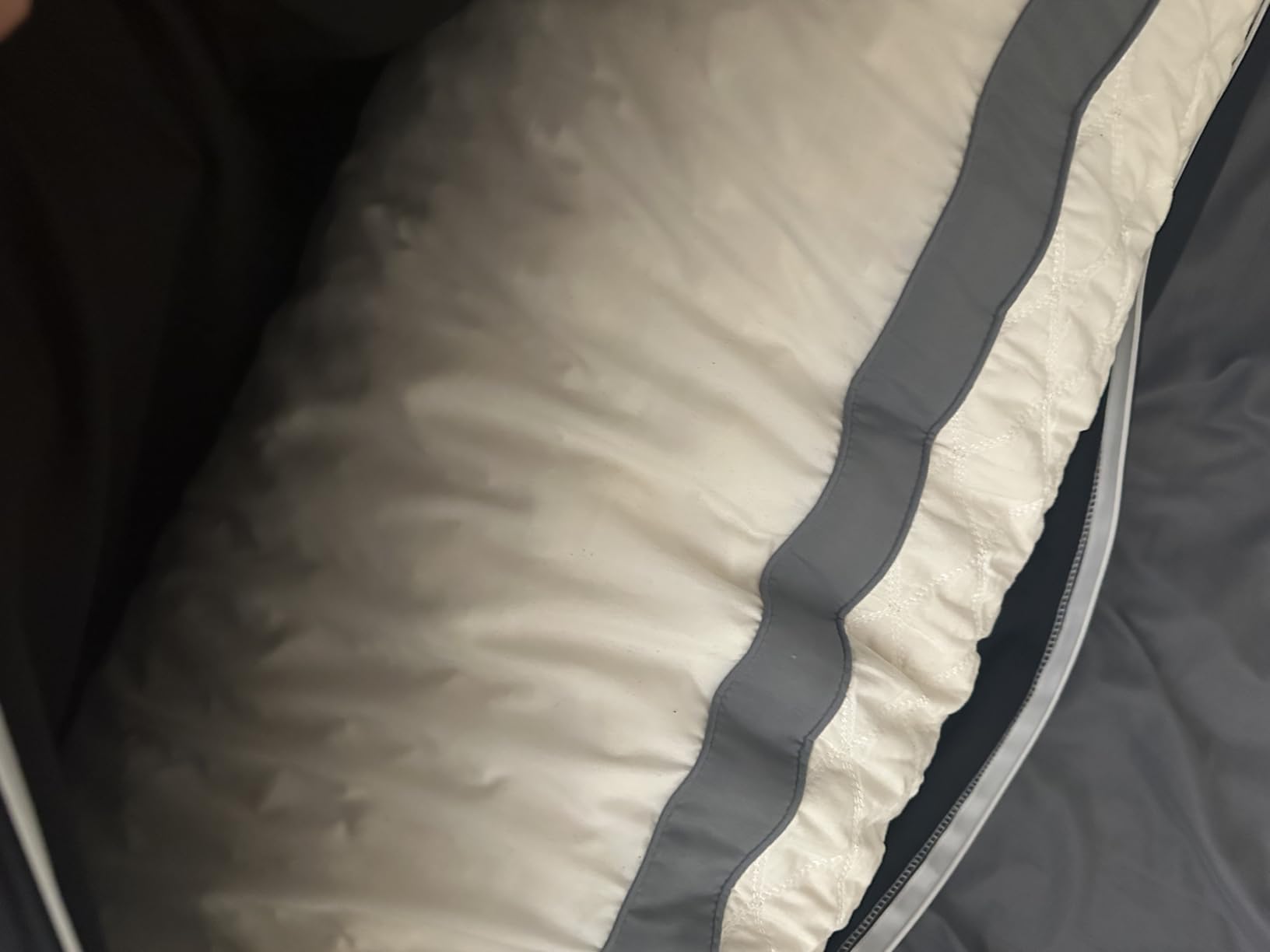 WhatsBedding Memory Foam Body Pillow with Cover, Long Bed Pillow for Adults customer photo 2