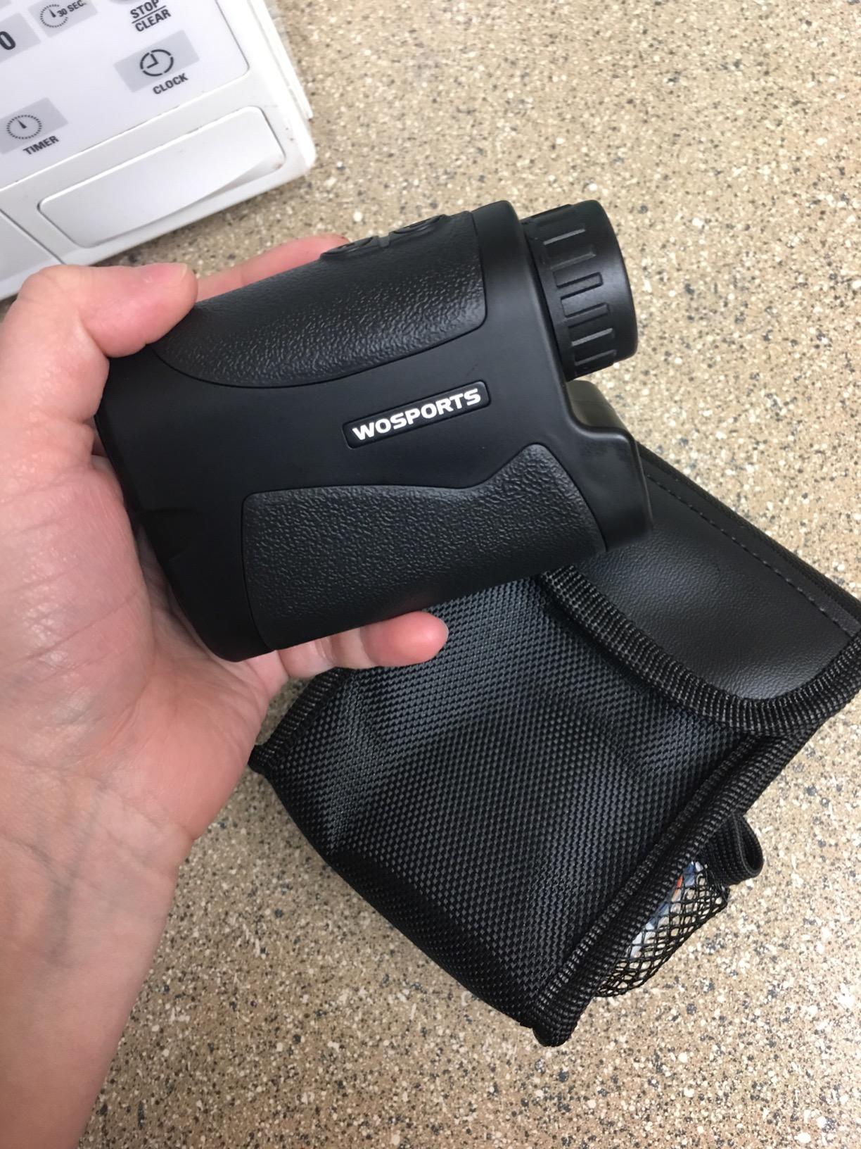 WOSPORTS Hunting Rangefinder, 800/1200 Yards Laser Range Finder with Scanning, Angle, Height, Horizontal Distance customer photo 2