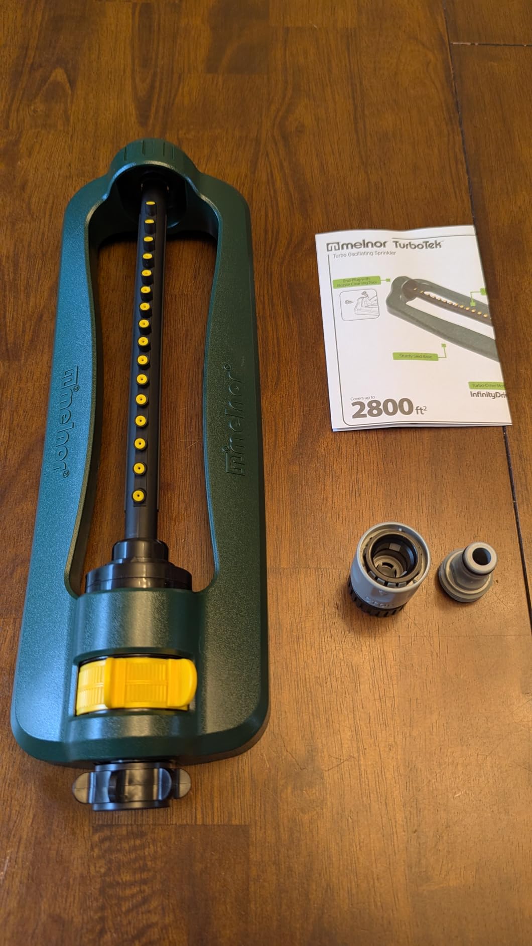 Melnor Turbo Oscillating Sprinkler, 2800 Sq Ft: Range Adjustable customer photo 2