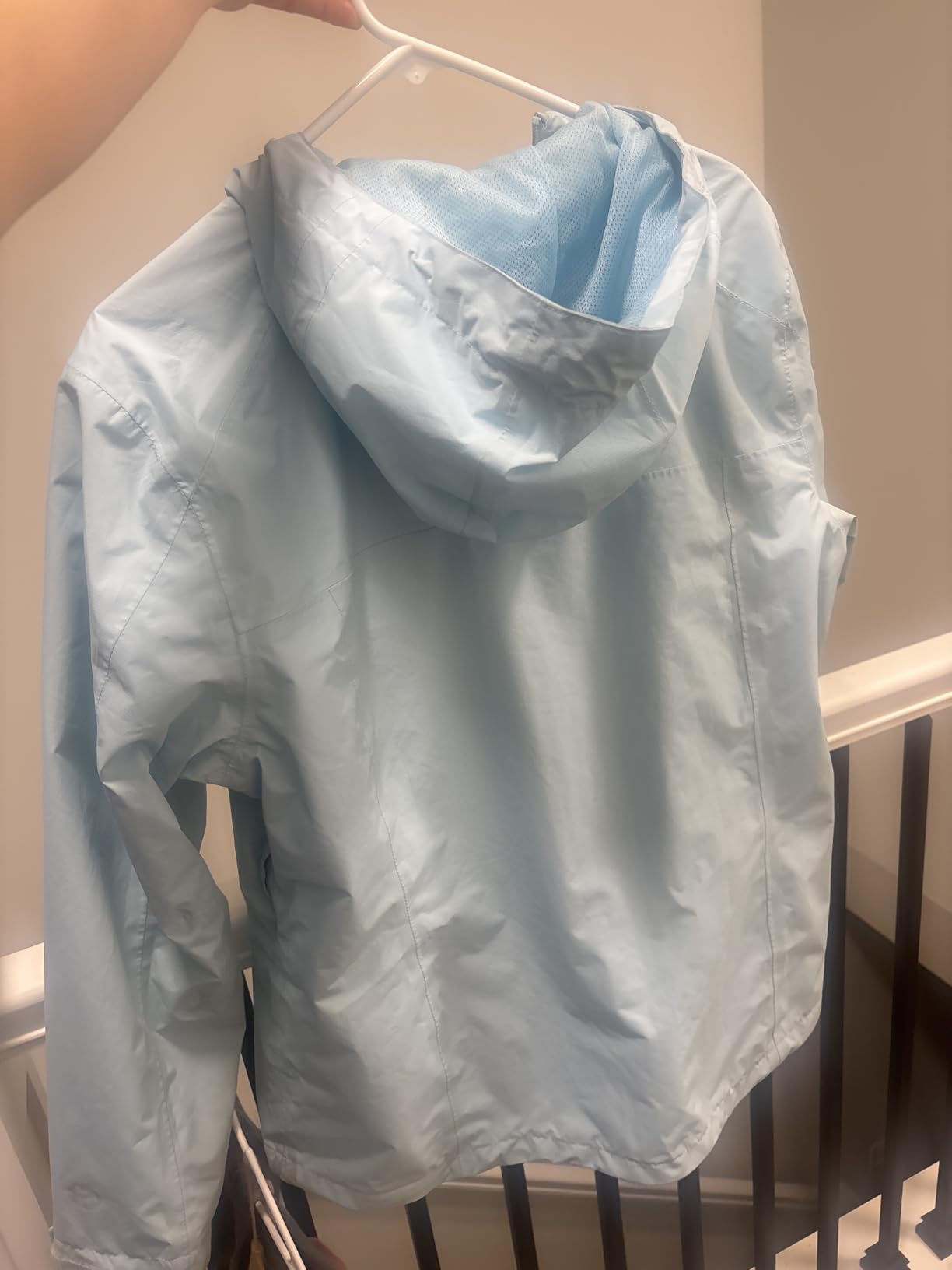 Outdoor Ventures Packable Rain Jacket Women Waterproof Raincoat with Hood | Windproof, Lightweight, Rain Shell, 10000mm H₂O, Fully Seams Taped, Mesh lining, Underarm vents, Cycling, Hiking, Travel customer photo 1