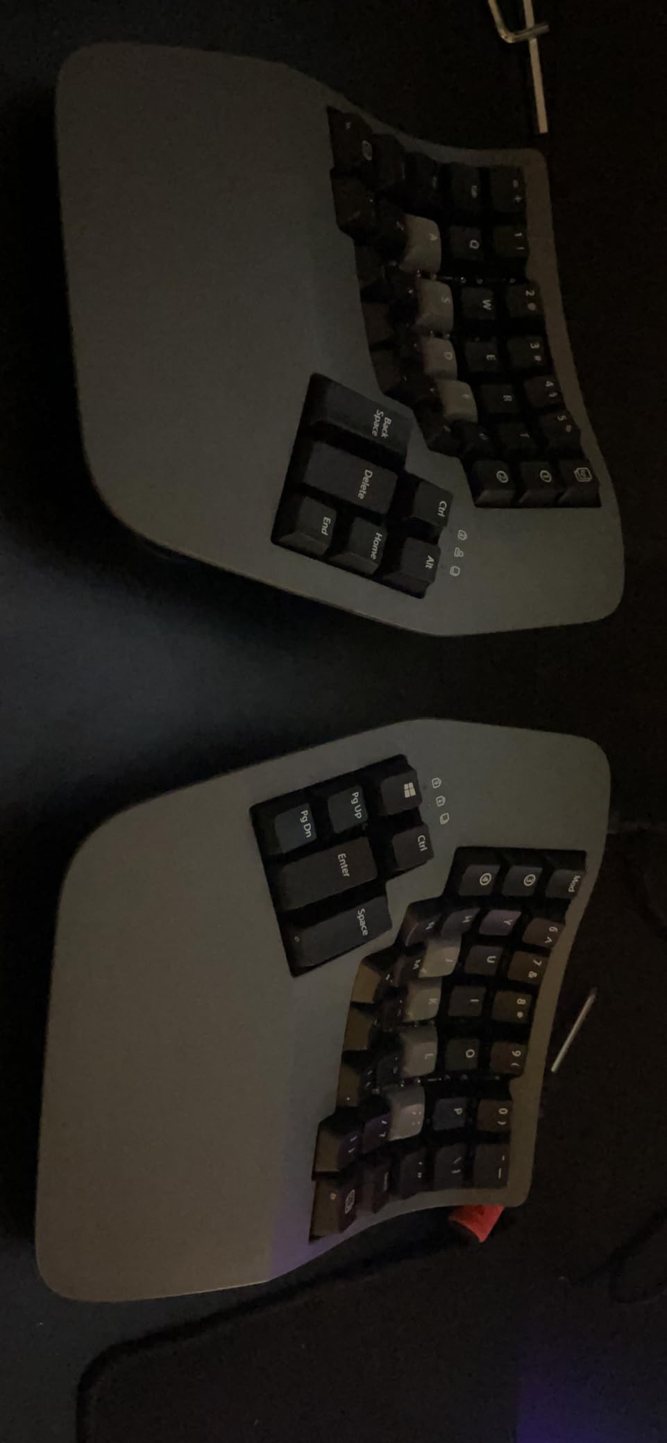 Kinesis Advantage360 Professional Split Ergonomic Keyboard - Bluetooth | Mechanical Switches | Fully Programmable Open Source | Contoured Shape | Adjustable Tenting | Backlit customer photo 1