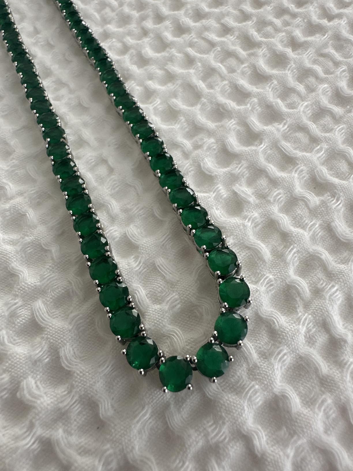 5MM Colorful Tennis Necklaces for Women Men 16-30 inches customer photo 2