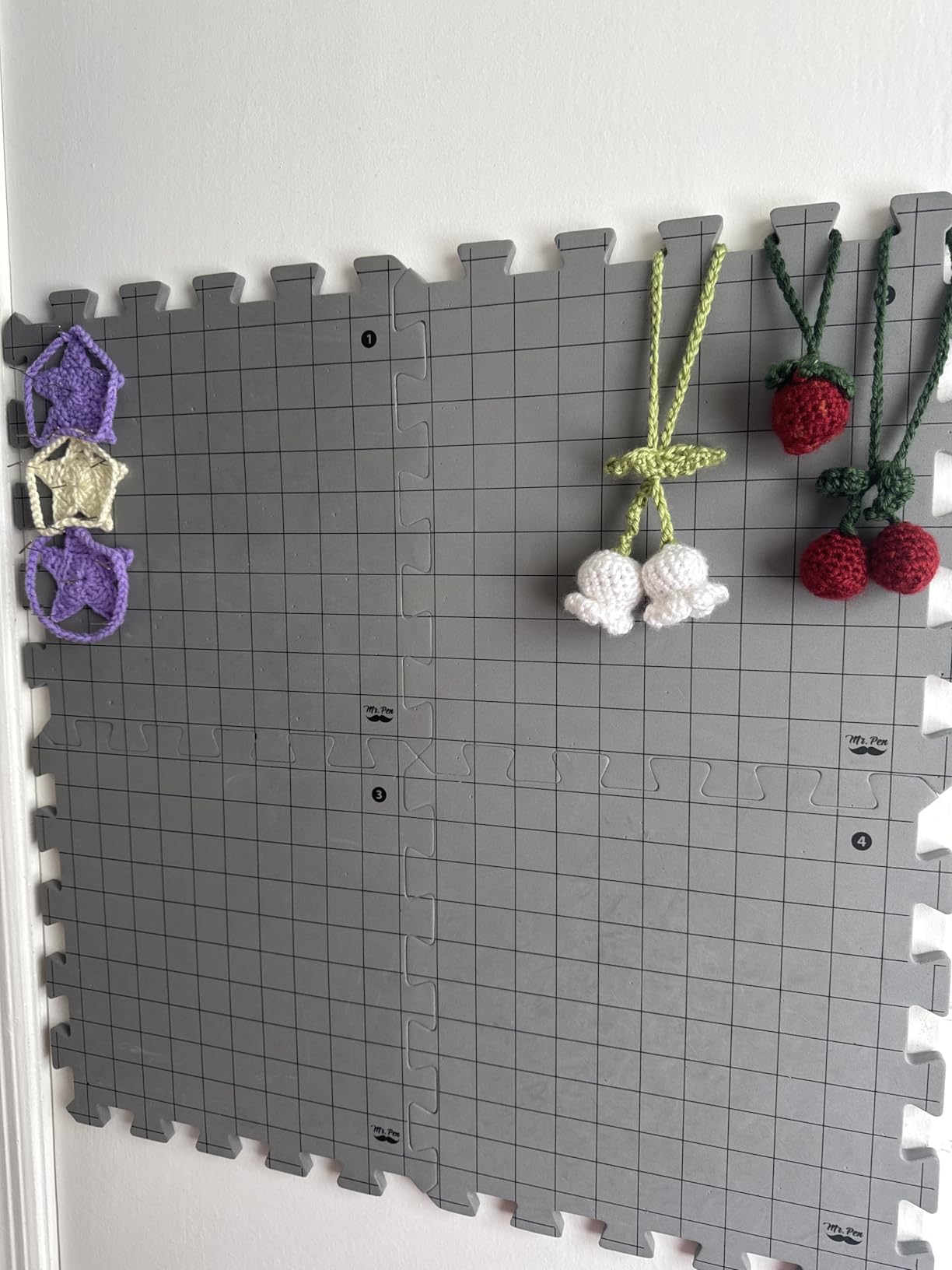 Mr. Pen- Interlocking Blocking Mats, 12” x 12”, 4 Pack with 50 T-Pins customer photo 2