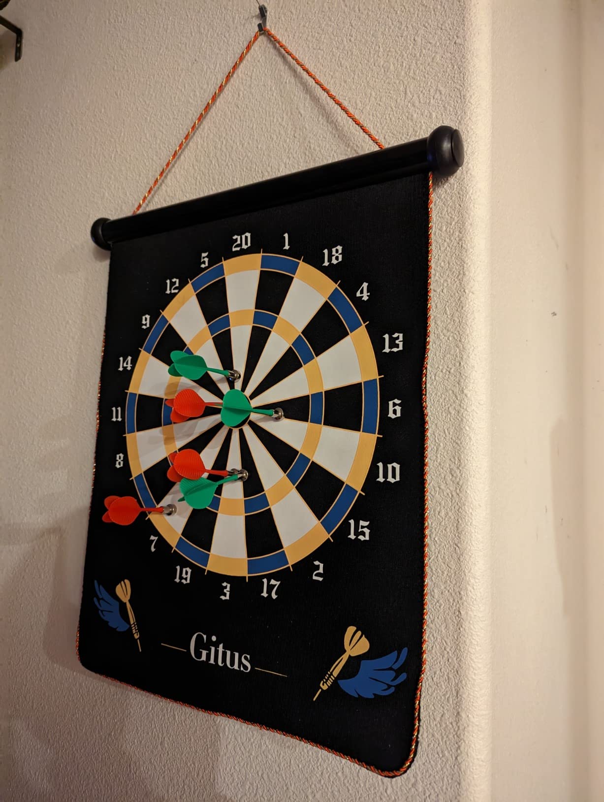 Gitus Magnetic Dart Board Indoor Outdoor Games for Kids with 12 Darts, Gifts for Teenage Boys Teen Boy Gift Ideas Gifts for Boys 8 9 10 11 12 13 14 Years Old Game Room Decor customer photo 1