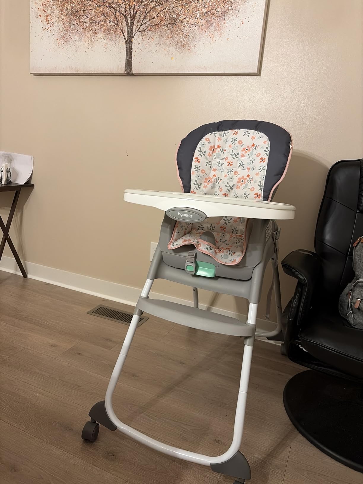 Ingenuity Full Course 6-in-1 High Chair - Baby to 5 Years Old, 6 Convertible Modes, 2 Dishwasher Safe Trays - Astro, 13108 customer photo 2