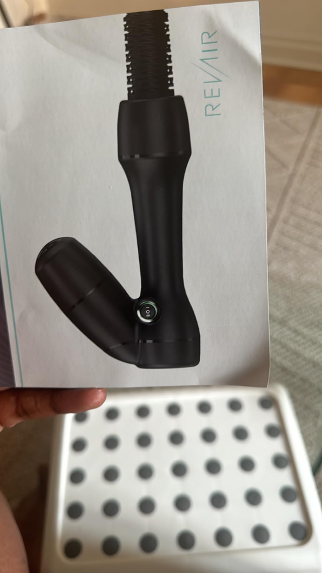 RevAir Reverse-Air Hair Dryer - Innovative Quick-Drying Hair Dryer for Curly, Wavy & Straight Hair - Revolutionary Reverse Blow Dryer -Hairdryer to Reduce Heat Damage & Styling Time customer photo 2