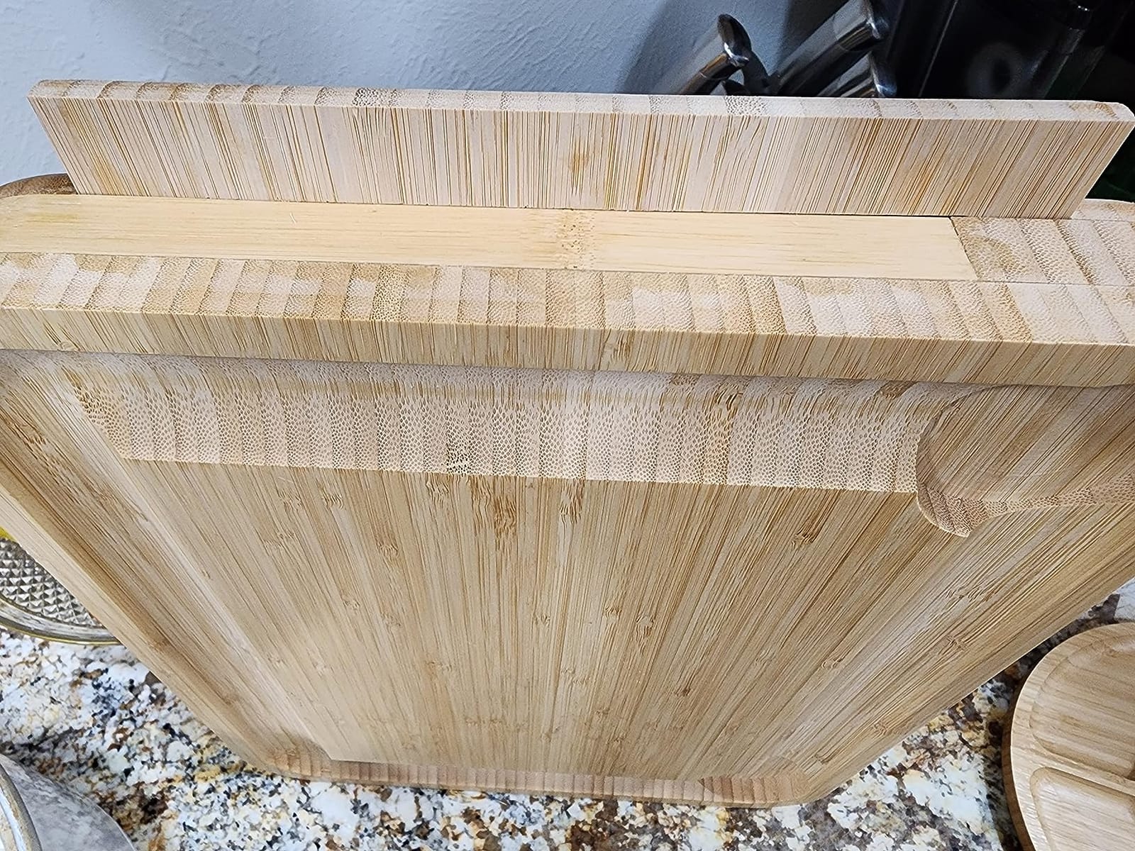 Bamboo Charcuterie Boards Gift Set - Simple Meat and Cheese Board Set with Charcuterie Board Accessories, Valentines Day Gifts, Unique House Warming Gifts New Home - Home it customer photo 1