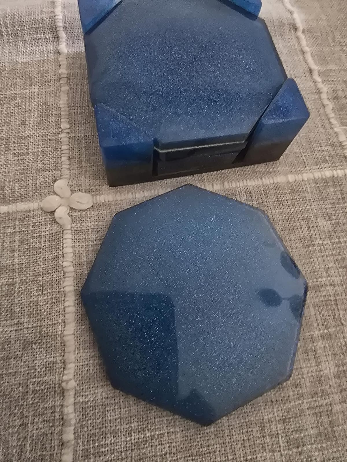 LET'S RESIN 18 Pcs Coaster Resin Molds Silicone, Coaster Molds customer photo 1
