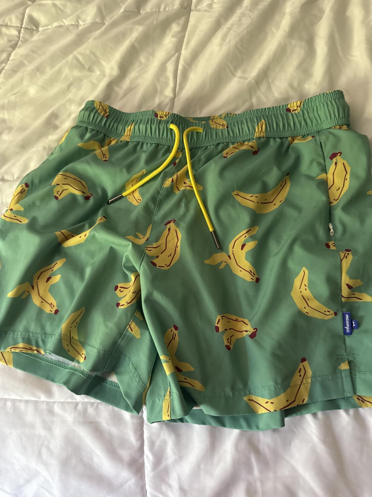 maamgic Mens Swim Trunks with Compression Liner 5 Inch Quick Dry for Beach customer photo 1