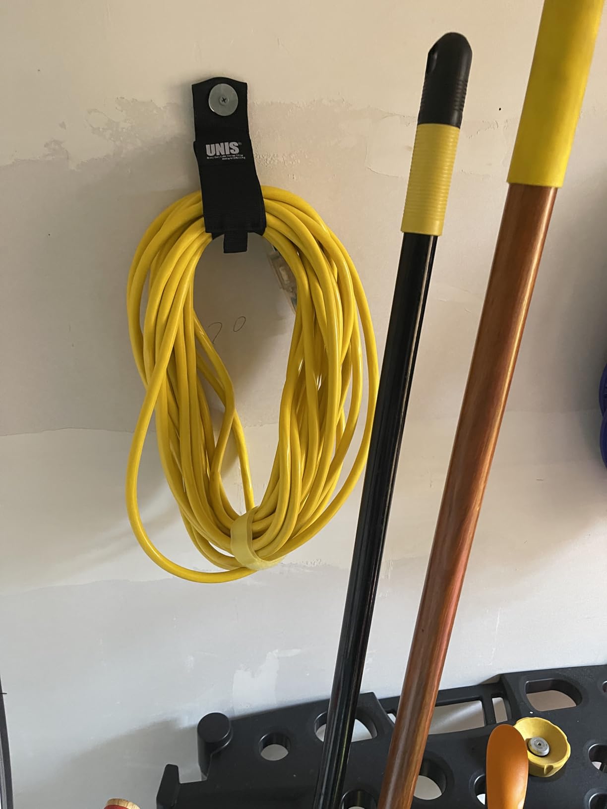 POWGRN 50 ft 12/3 Outdoor Extension Cord Waterproof Heavy Duty with Lighted Indicator End 12 Gauge 3 Prong, Flexible Cold-Resistant Long Power Cord Outside, 15Amp 1875W SJTW Yellow ETL Listed customer photo 1