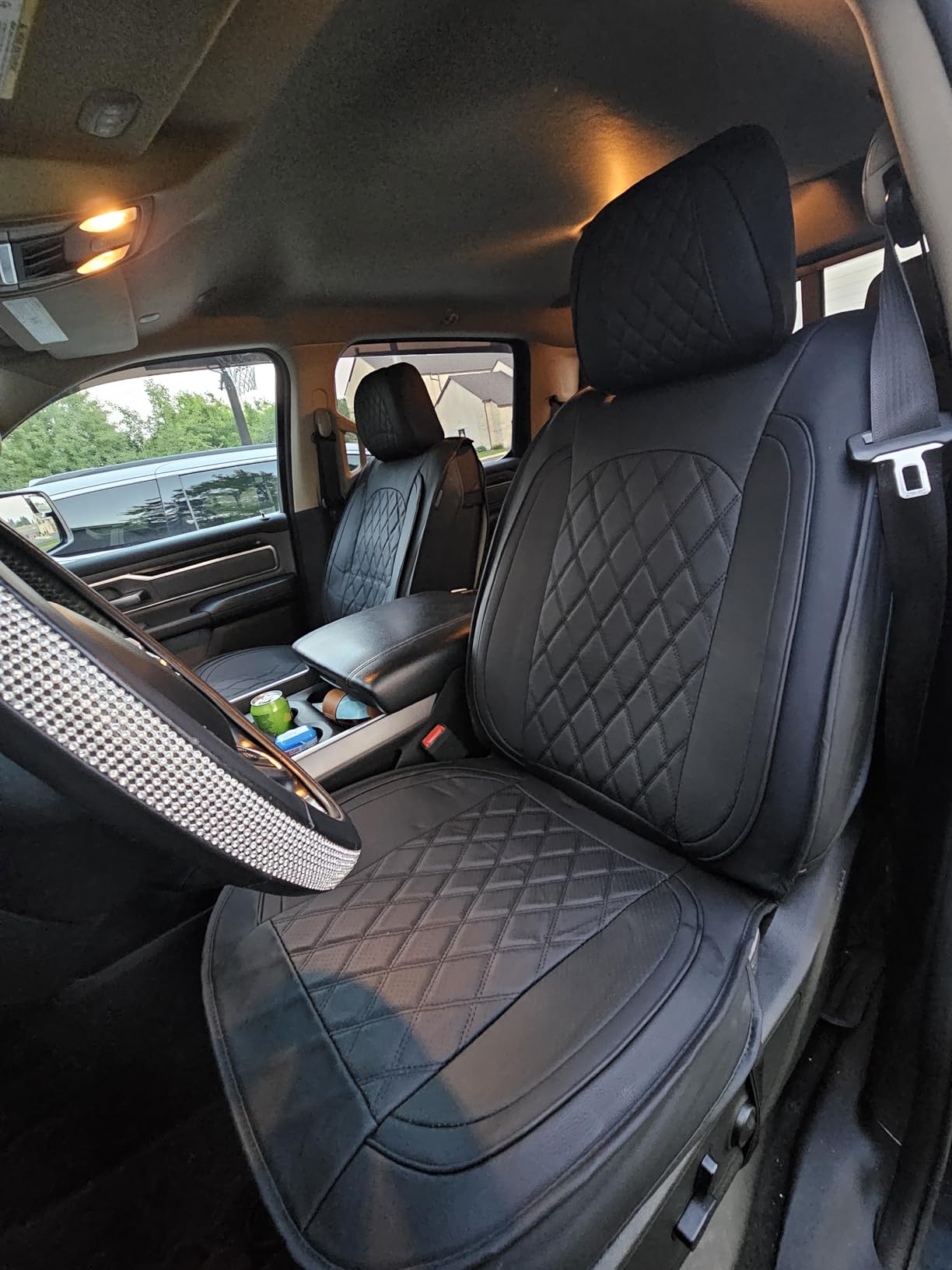 MIROZO Dodge Ram Seat Covers Full Set Fit for 2009-2026 Ram 1500/2500/3500 customer photo 1