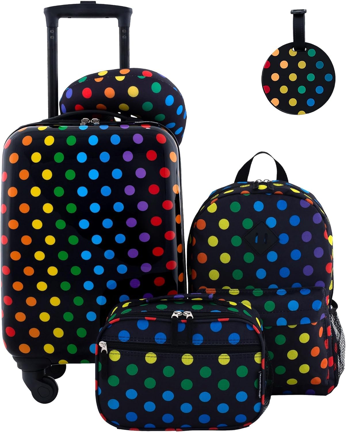 Travelers Club 5 Piece Kids' Luggage Set, Butterfly customer photo 1