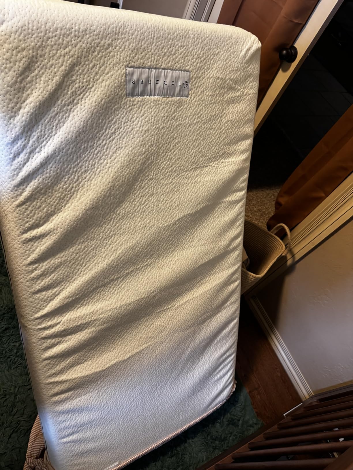 Organic Cotton Covered Dual-Sided Crib Mattress | 2-Stage Premium Memory Foam CertiPUR-US Hypoallergenic Baby Mattress Firm Support for Infant Cooling Gel for Toddler, Waterproof Washable, 52x27.5x5.5 customer photo 2