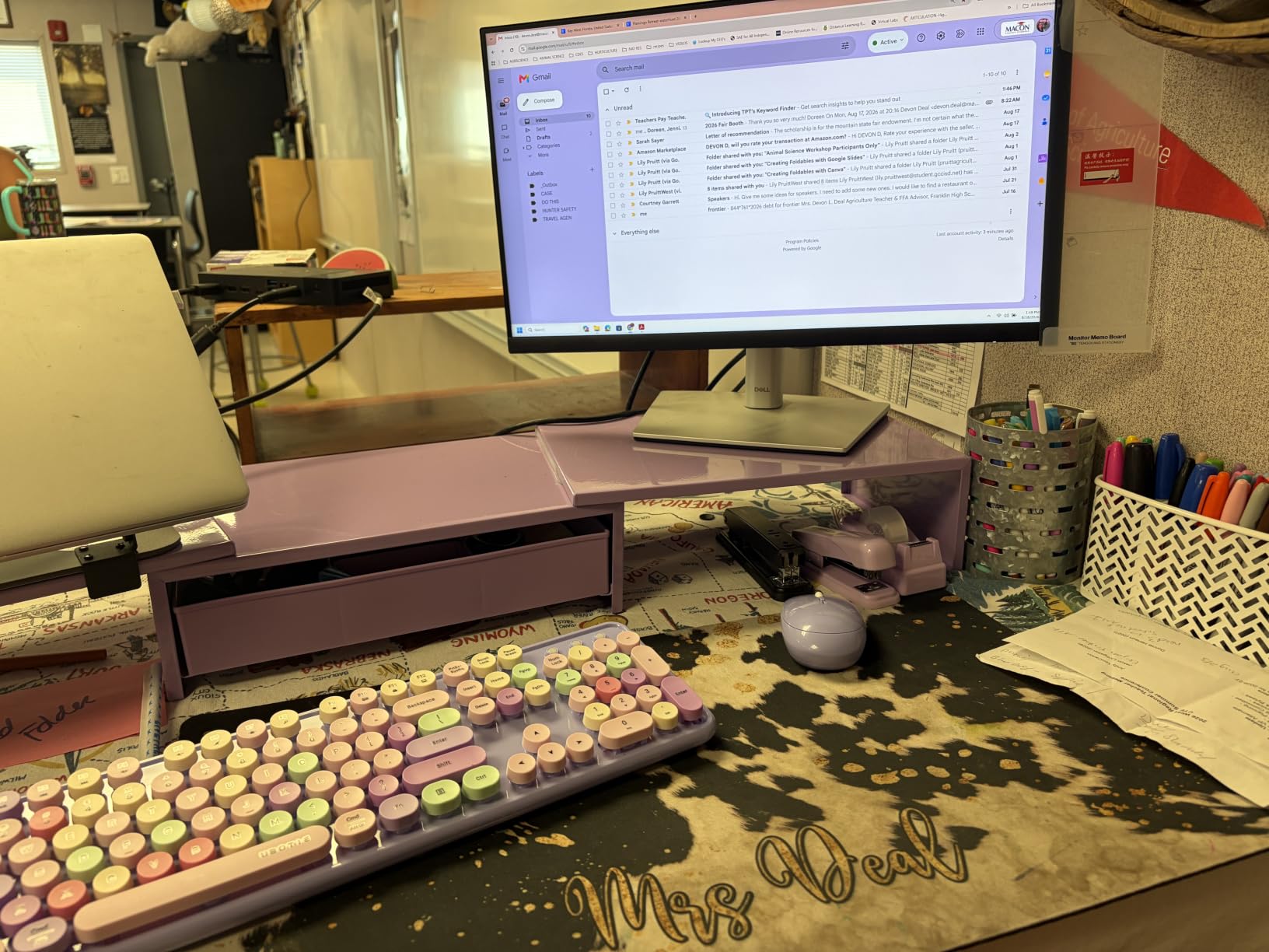 Office Desk Accessories 2pcs Computer Monitor Memo Board Office Supplies customer photo 1