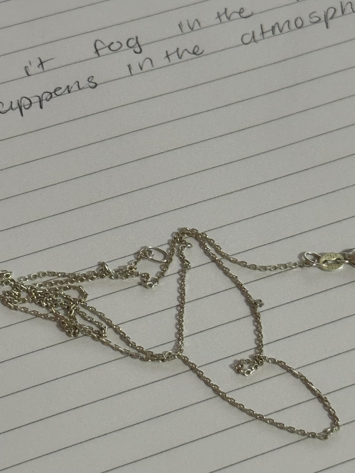 Jewlpire 18k Gold Plated 925 Sterling Silver Chain Necklace for Women, 1.1mm Cable Chains Necklace Thin & Dainty & Sturdy Women's Chain Necklaces, 14/16/17/18/20/22/24 Inches customer photo 1