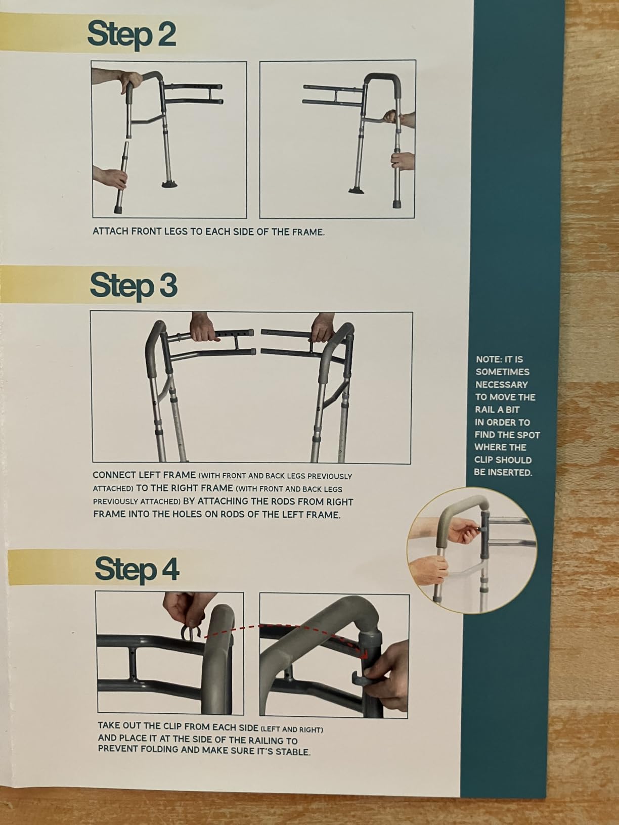 Medical king Toilet Safety Rail - Adjustable Detachable Toilet Safety Frame with Handles Heavy-Duty Toilet Safety Rails Stand Alone - Toilet Safety Rails for Elderly, Handicapped - Fits Most Toilets customer photo 2