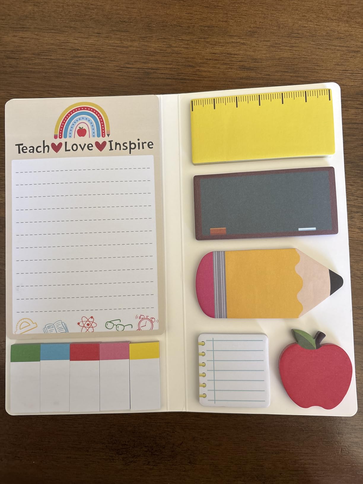 Xqumoi Teaching is A Work of Heart Sticky Notes Set Back to School Supplies customer photo 2