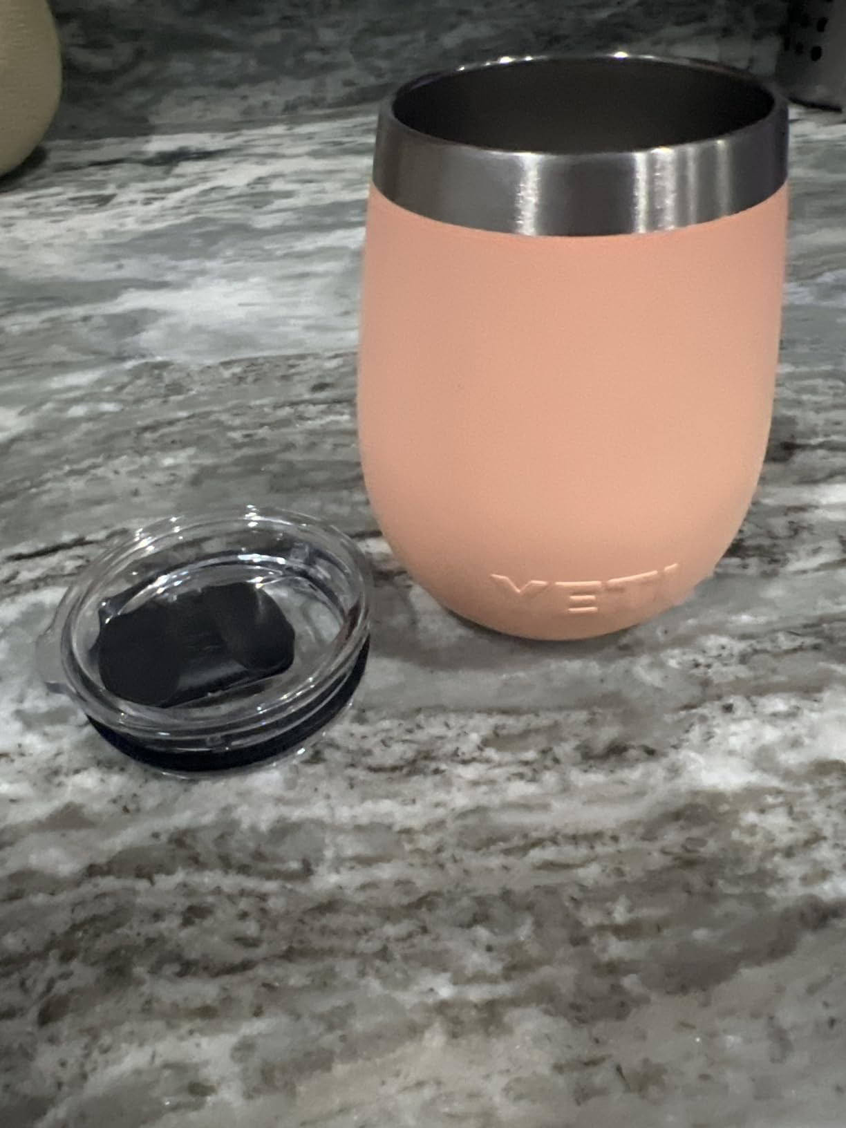 YETI Rambler 10 oz Wine Tumbler, Vacuum Insulated, Stainless Steel with MagSlider Lid, Rescue Red customer photo 1
