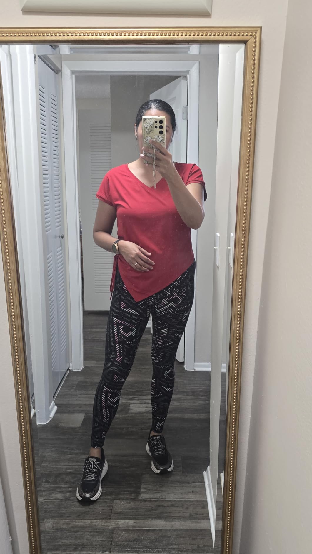 SINOPHANT High Waisted Leggings for Women - Full Length Capri Buttery Soft Yoga Pants for Workout Athletic customer photo 2