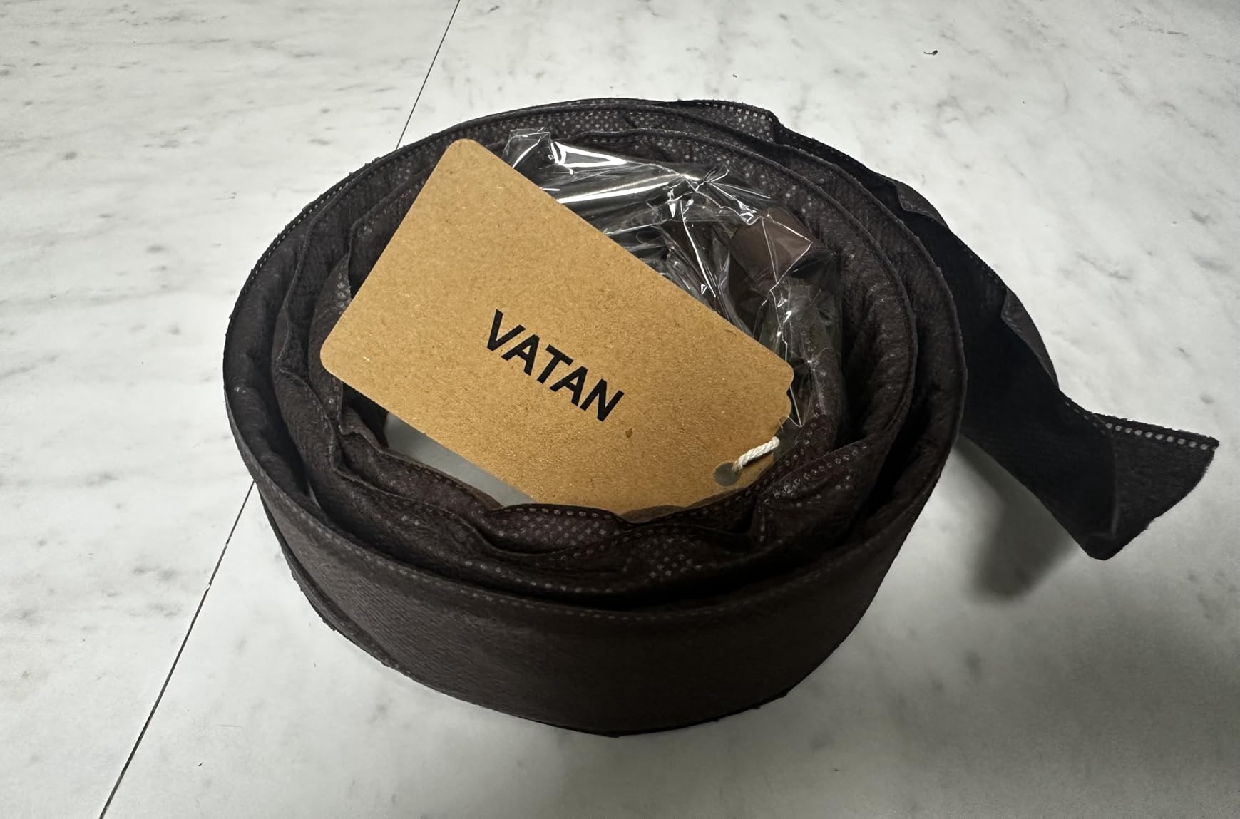 VATAN Men's Full Grain Leather Casual Every Day Jean Belt Handmade (35mm) customer photo 1