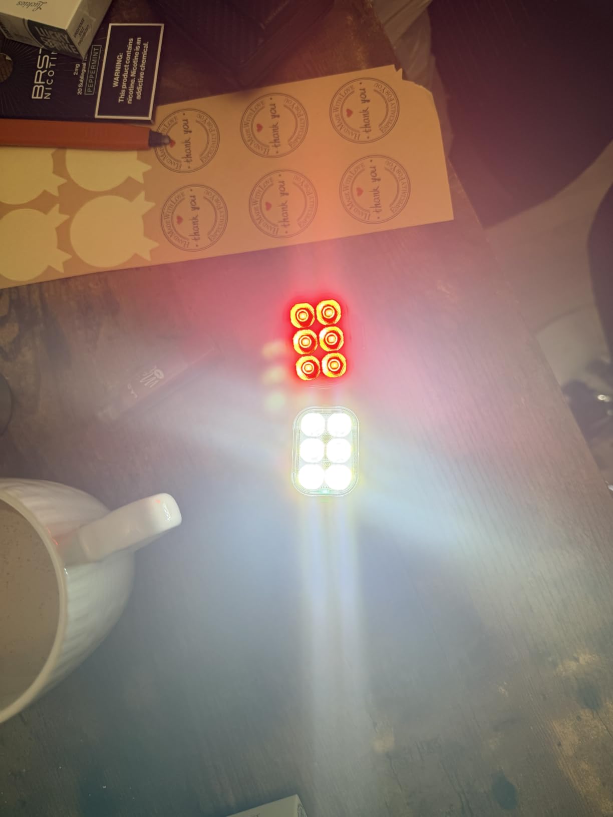 Zewdov Bike Lights for Night Riding, Rechargeable Bike Light Front and Back customer photo 1