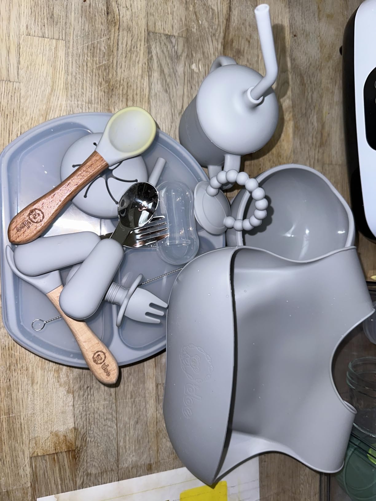 O'doe™ Silicone Baby Feeding Set, 17-Piece Baby Weaning Set BPA-Free customer photo 2