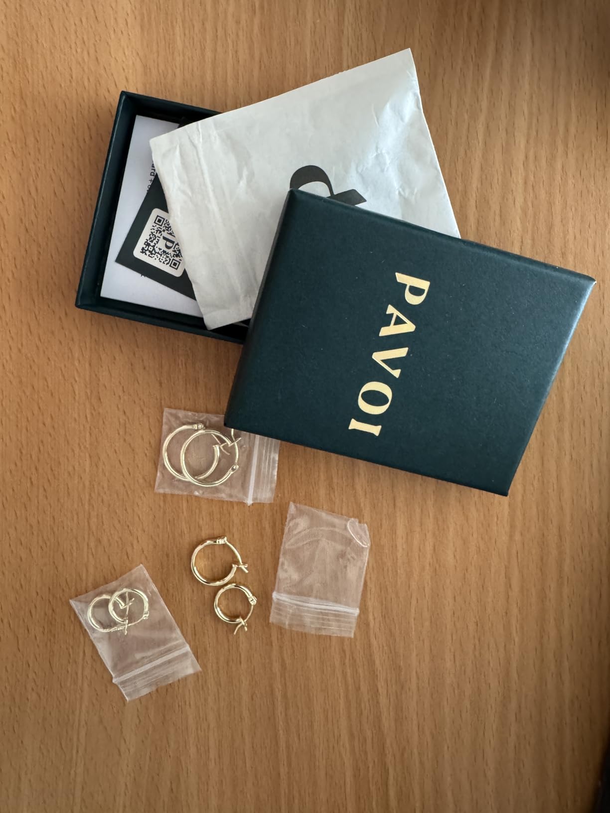 PAVOI 18K Gold Plated Small Hoop Earrings for Women, Earrings Piercing Pack customer photo 1