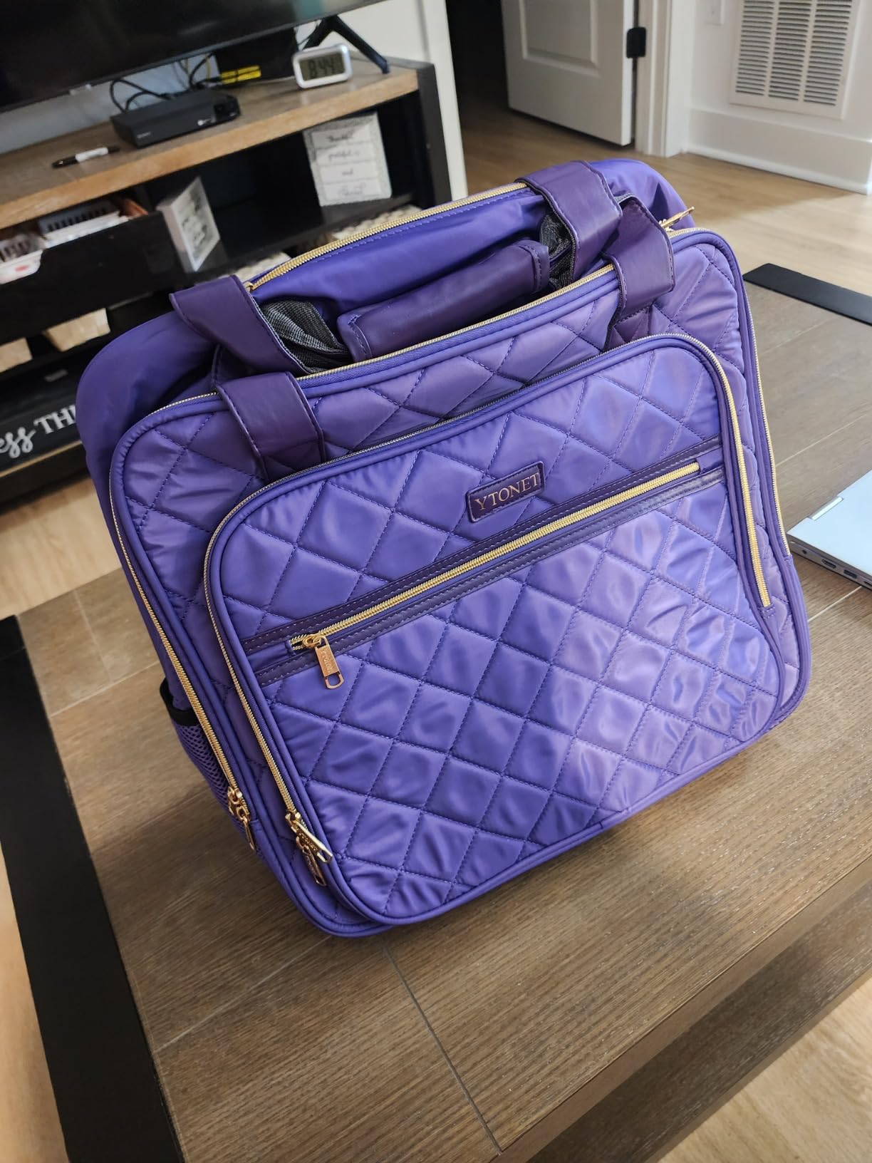 Ytonet Rolling Laptop Bag Women, 17.3 Inch Rolling Briefcase for Women customer photo 2