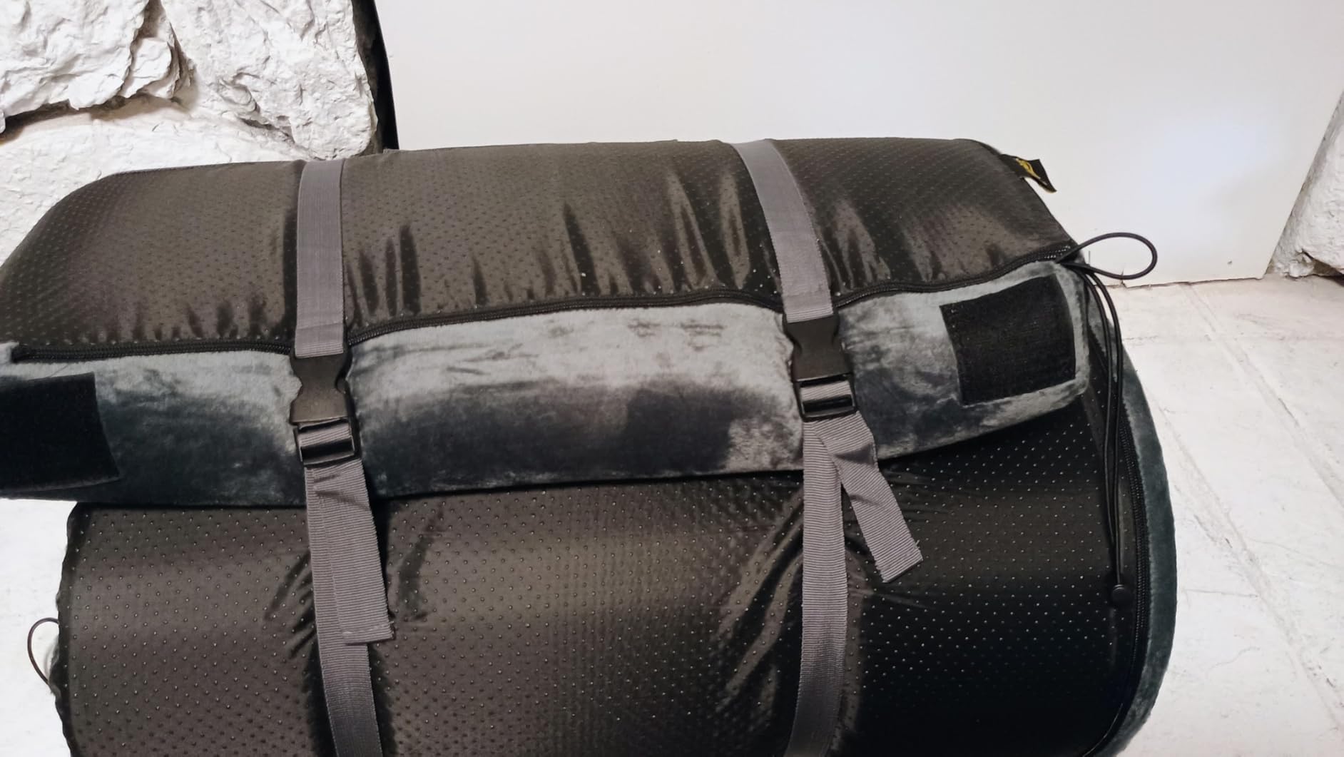 HomeMate Memory Foam Camping Mattress Pad: Portable Car Sleeping Pad customer photo 2