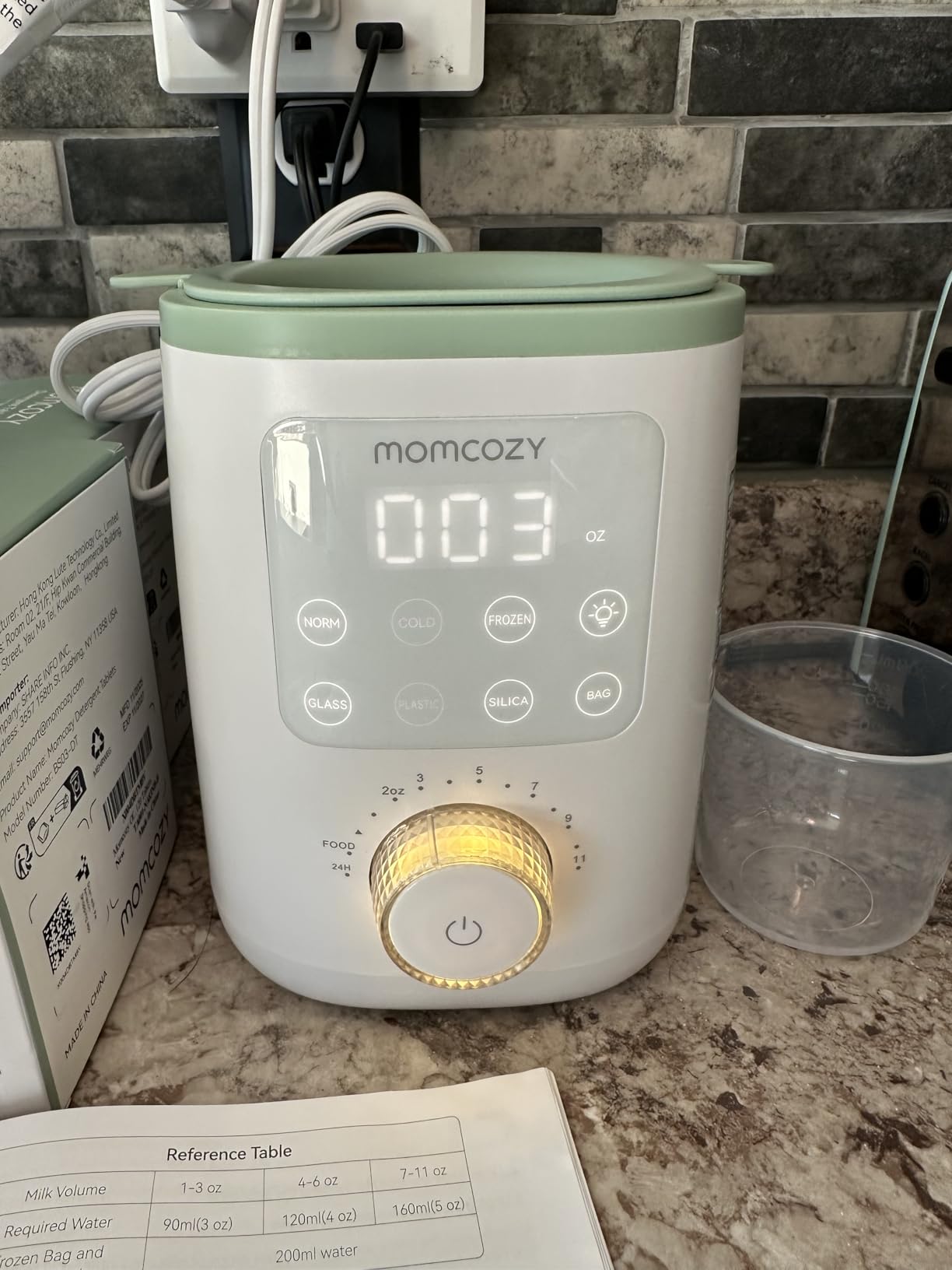 Momcozy Baby Bottle Warmer for Breast Milk, Fullest Nutrients Preserved customer photo 1