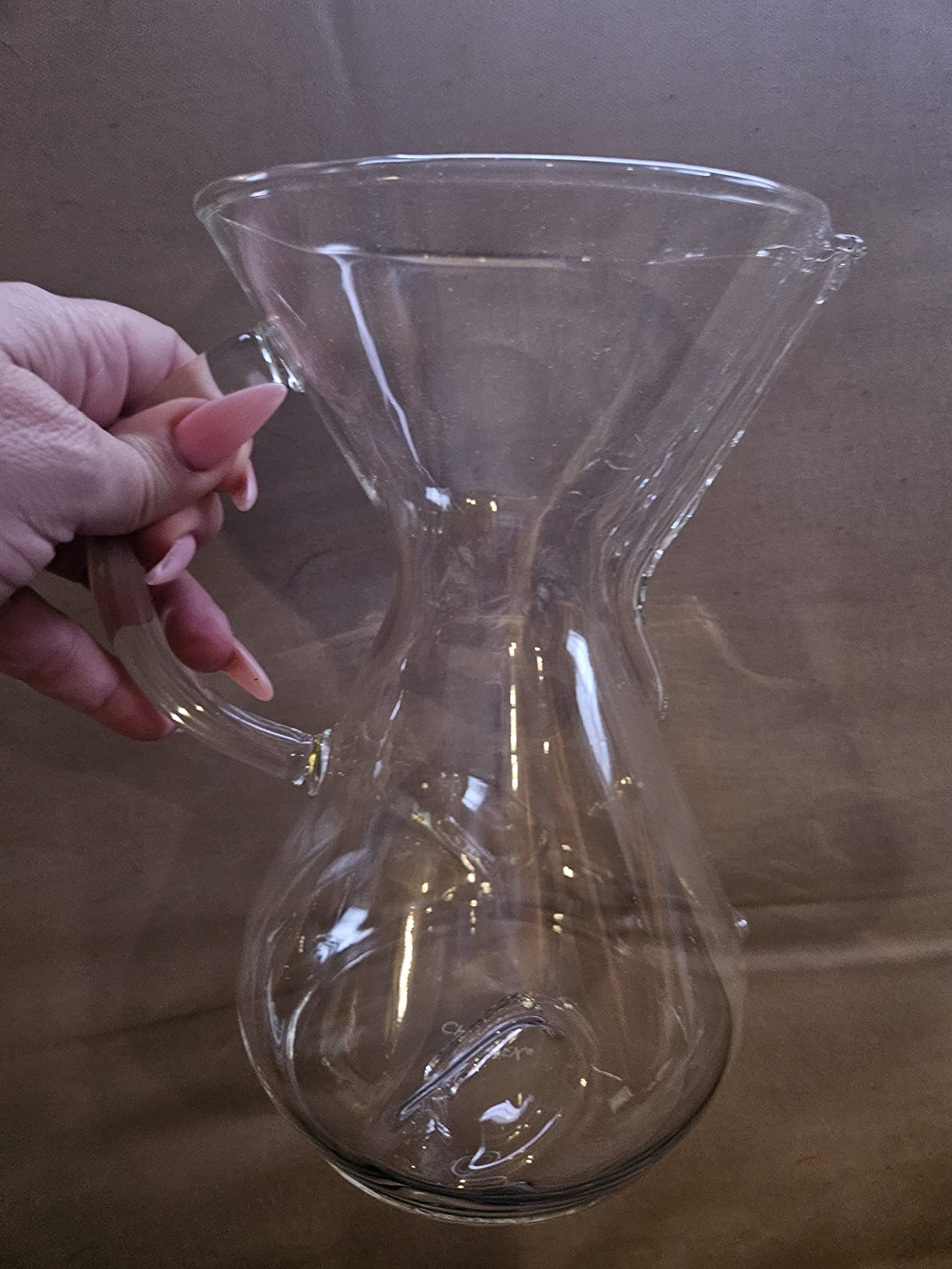 Chemex ChemAer Pour Over Coffee Maker, Glass Handle, 8 Cup 40 oz Carafe customer photo 1